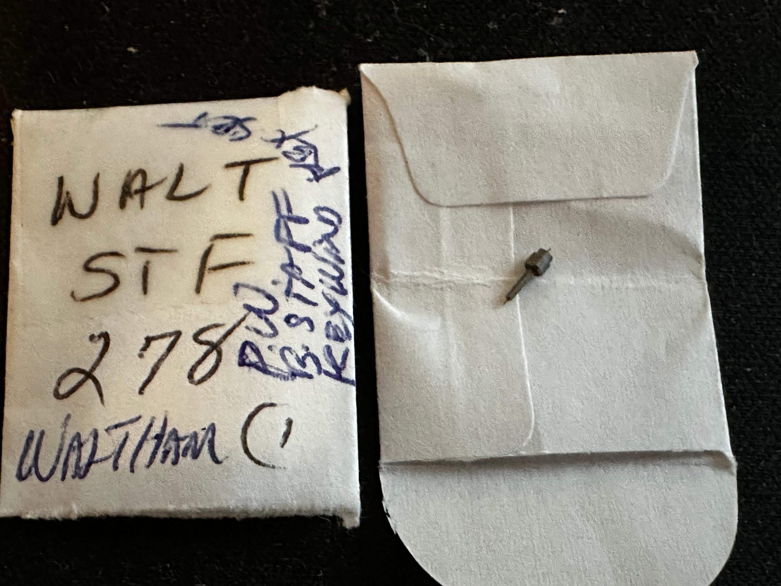 Waltham Factory Balance Staff for 18s Model 1857 Keywind No. 278