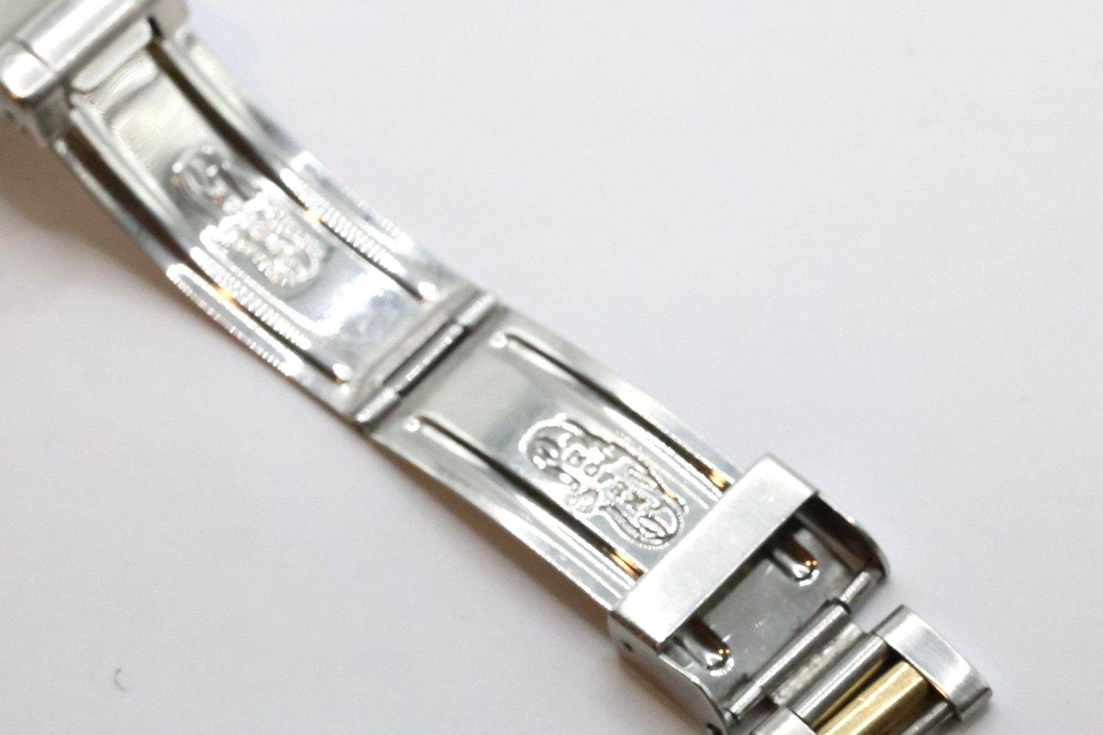 Rolex 93153 Clasp For Oyster Two-Tone Yellow Gold & Stainless Steel Band #503