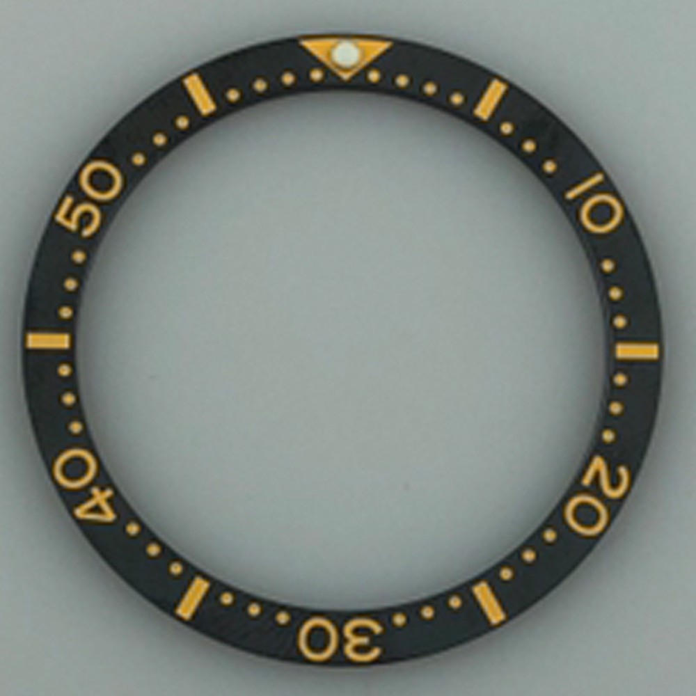 38mm*31.5mm Ceramic/Stainless Steel Bezel Green Gray Black Blue Watch Parts
