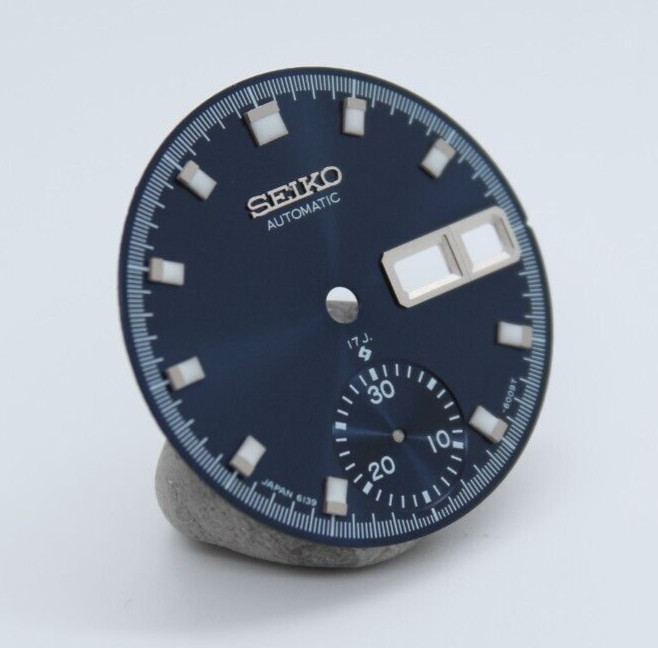 17J Navy Blue Dial Vintage SEIKO Automatic 6139-6002 6139-6005 6139-6001 Pogue