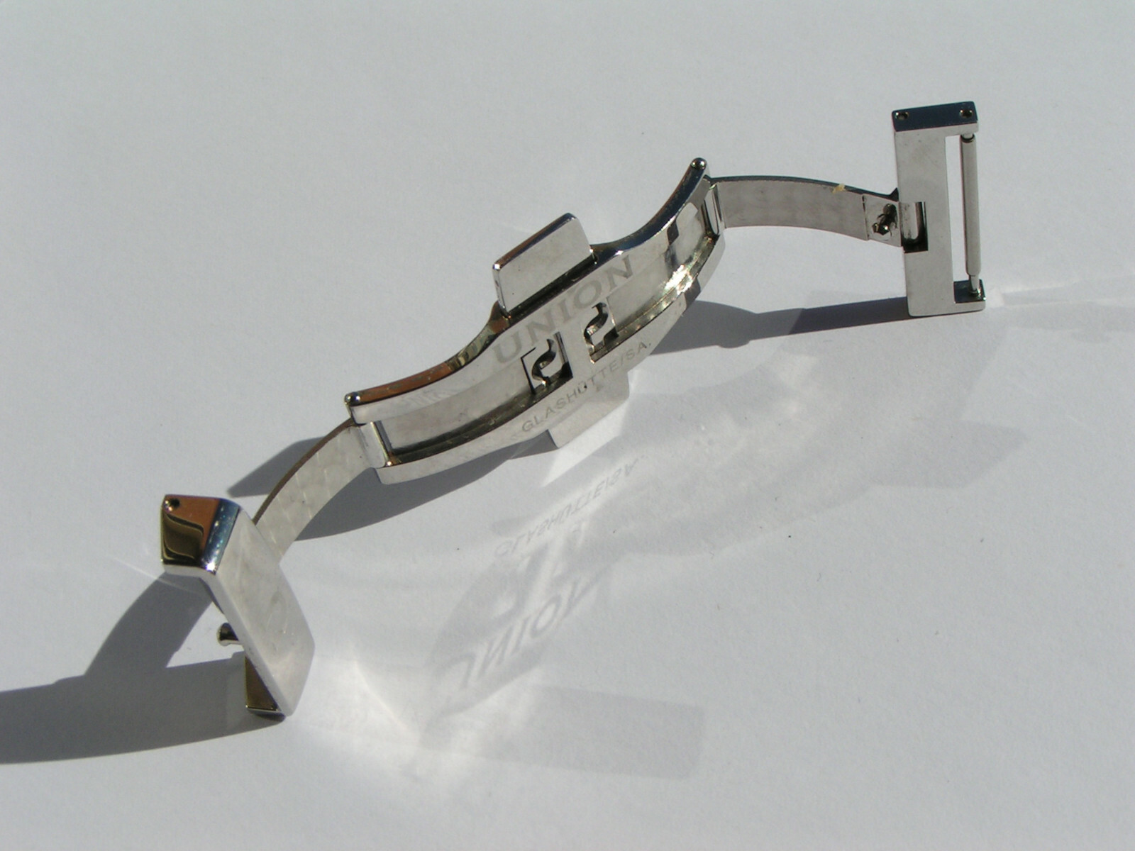 UNION GLASHÜTTE SA Stainless Steel 20mm Deployment Deployant Clasp Buckle I261