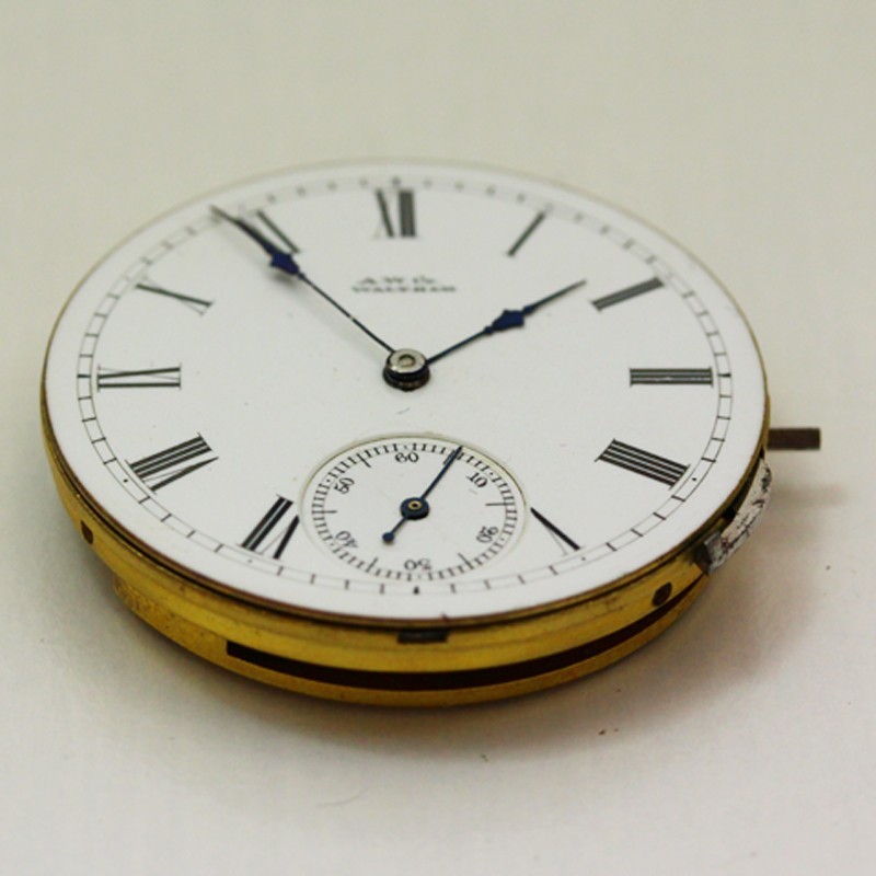 American Waltham Watch Co. Grade D – Grade Royal Pocket Watch Movement + Dials