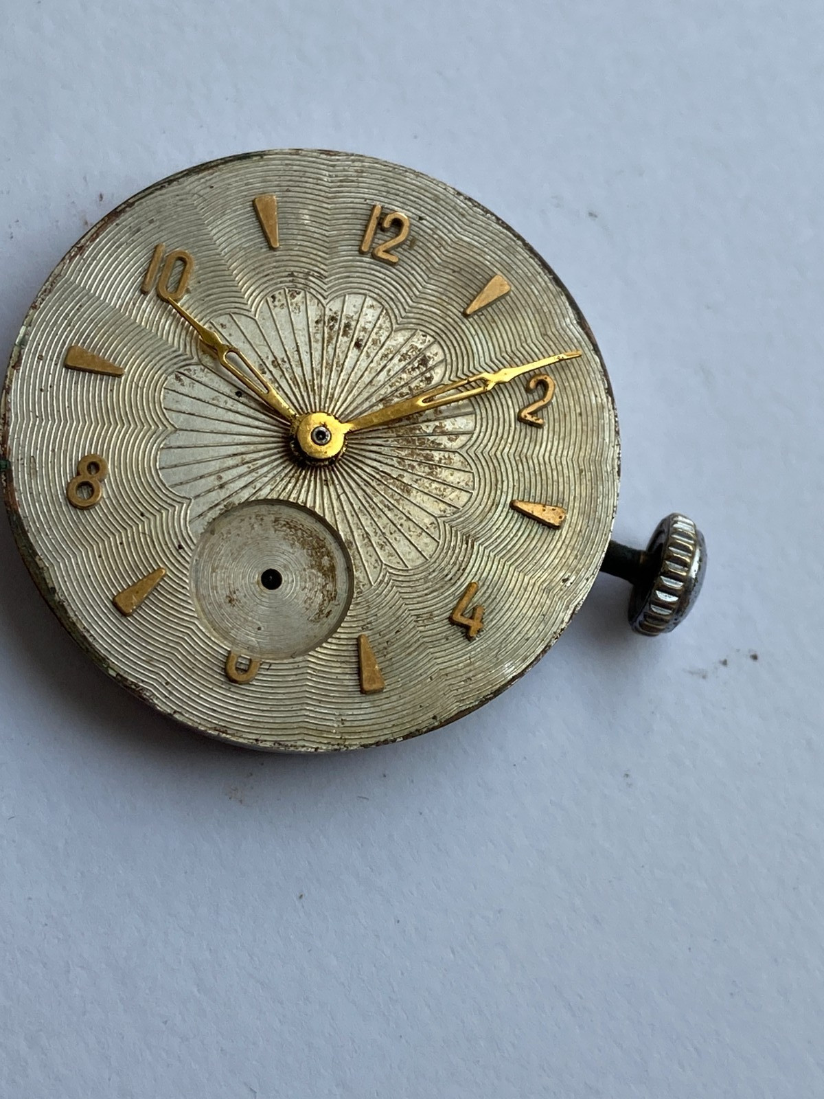 VINTAGE MEN WRIST WATCH FOR PARTS MOVEMENT RAKETA PAKETA PCHZ 16 JEWEL CAL. 2603