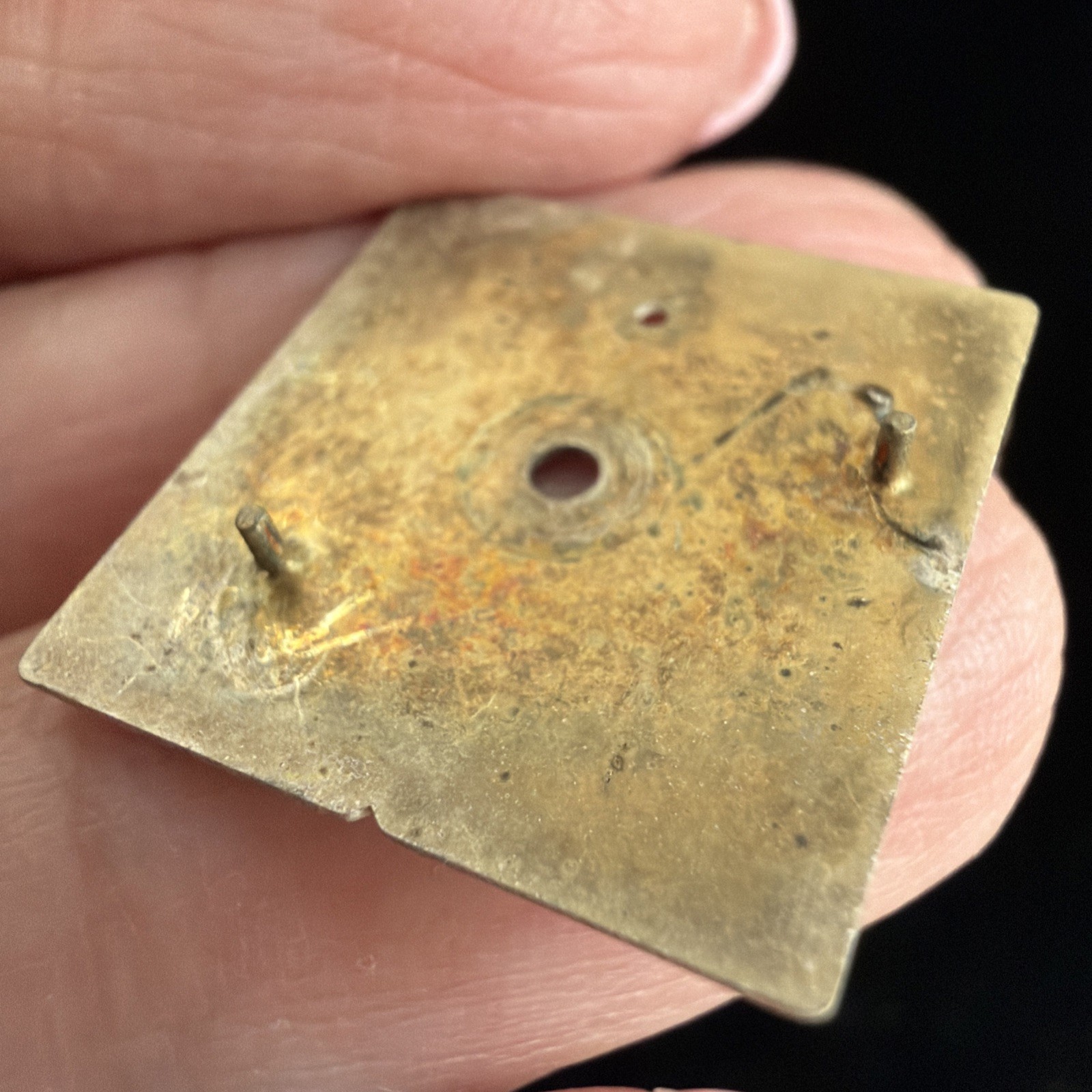 Vintage Bulova Watch Face Plate Only New Other Square