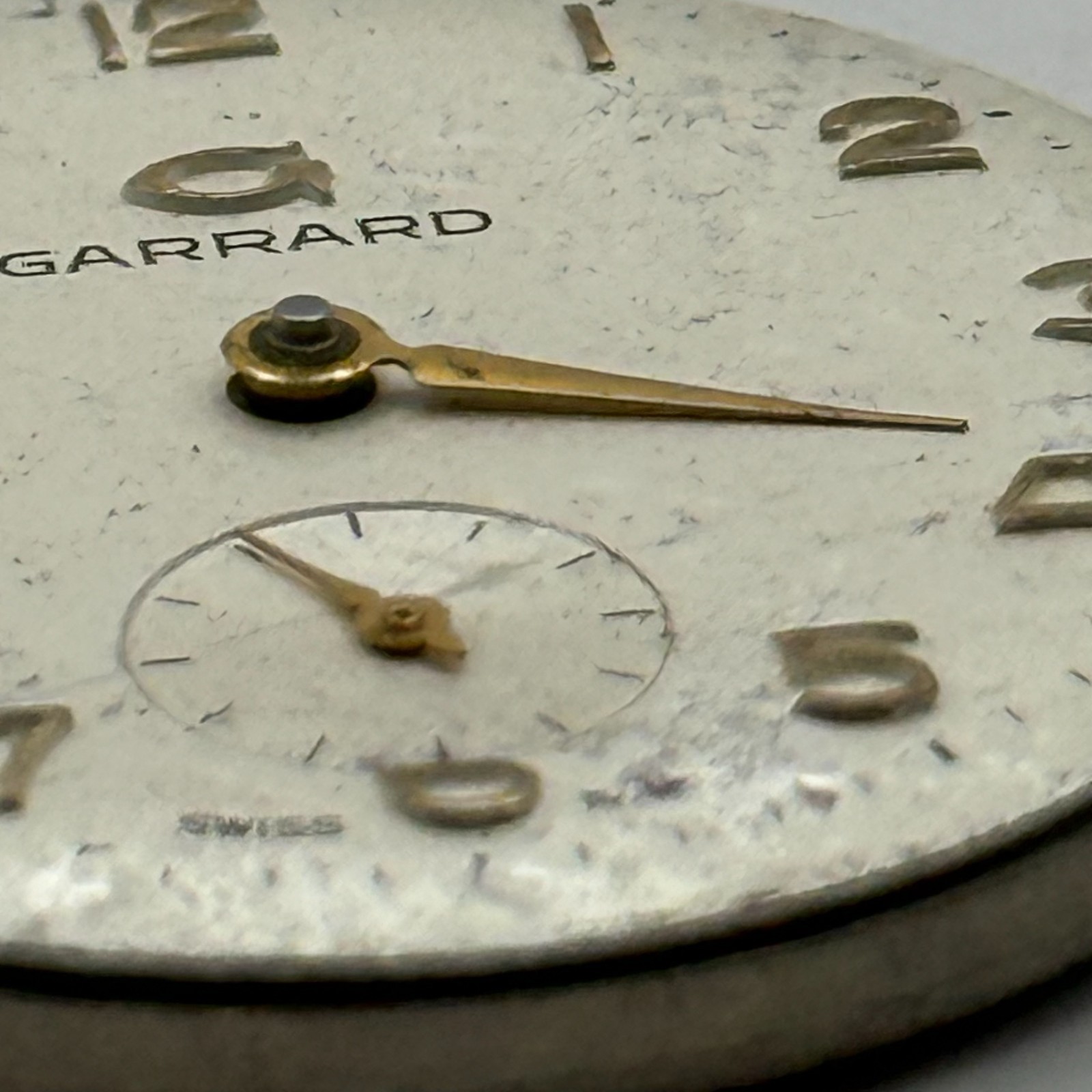 ETA 1120 Watch Movement Garrard Swiss 17 Jewels Sub Seconds Parts Repair 29.1mm