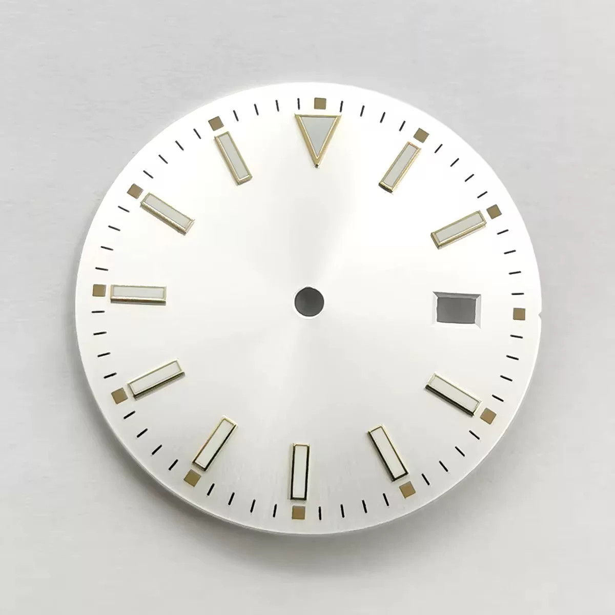 28.5mm No Logo Watch Dial Blue Green Luminous For Nh35 Movement Watches Parts