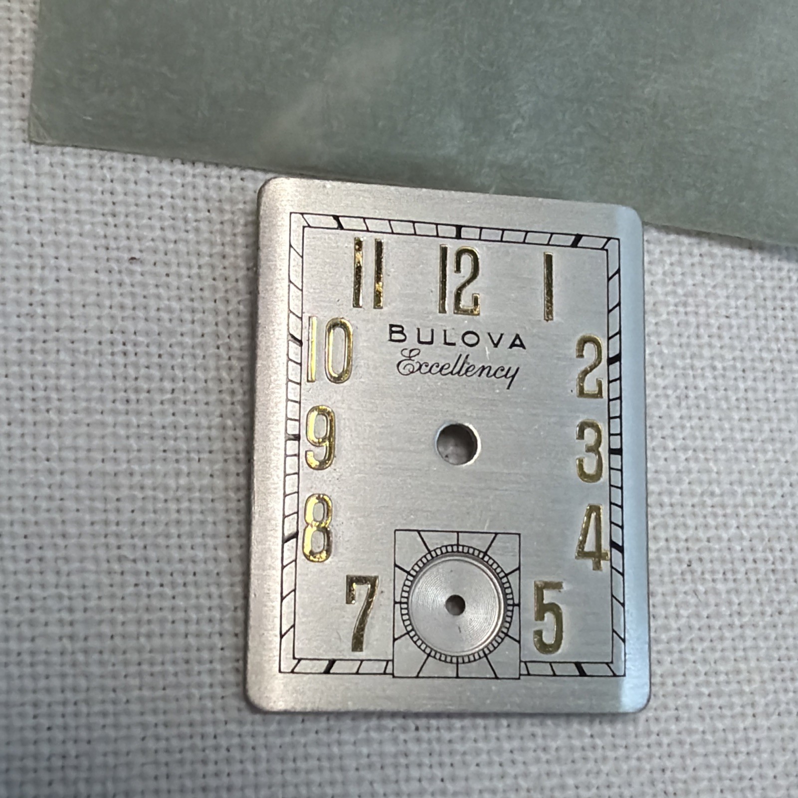 Vintage Bulova Excellency Watch Face Plate Only New Other