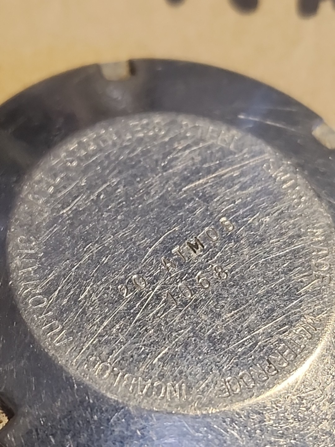 Wakmann Skin Diver Waterproof Watch Case Back Part 32mm (1068)