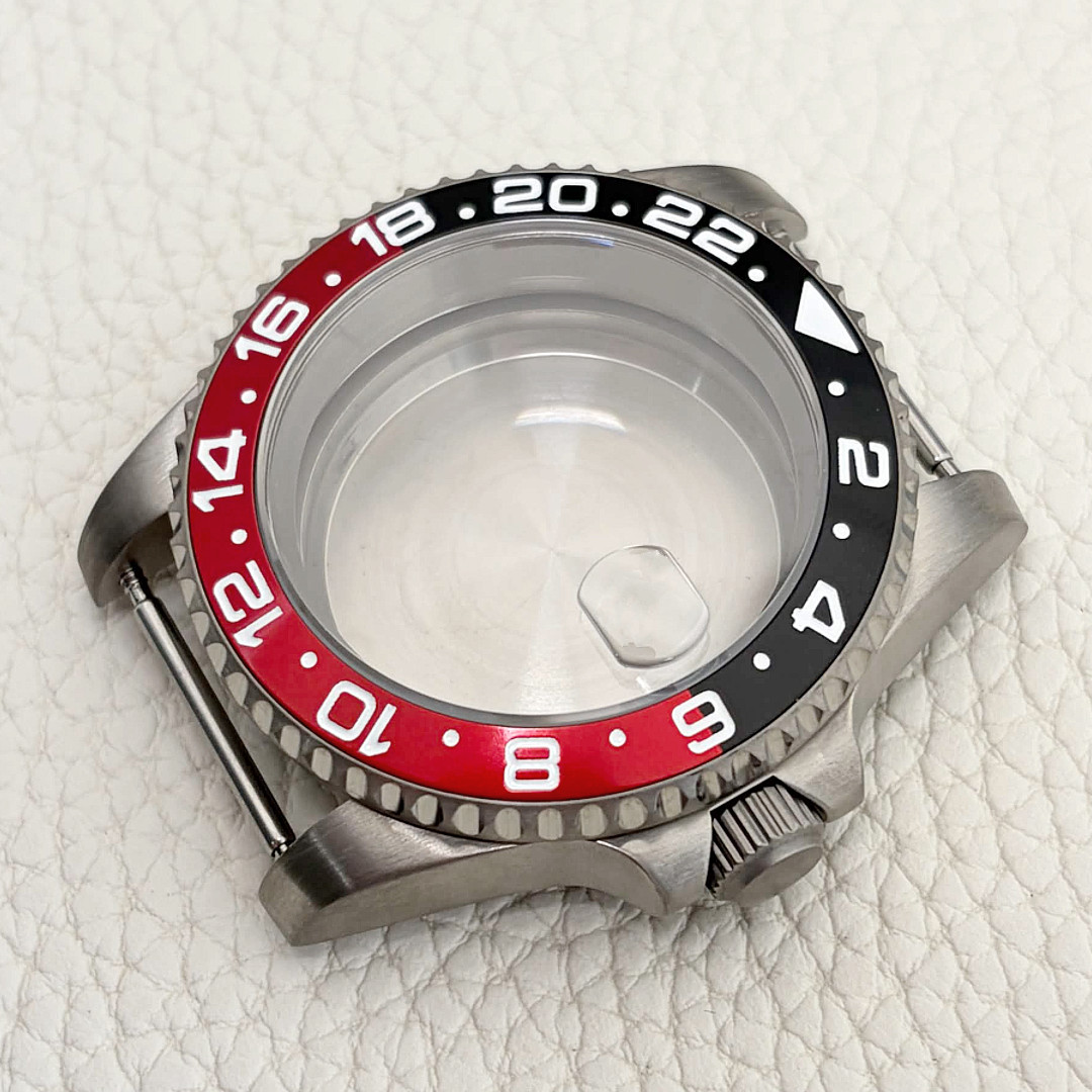 Titanium Watch Case 40mm 200m Dive Waterproof Kit Fit NH35 NH36 Movement Mod