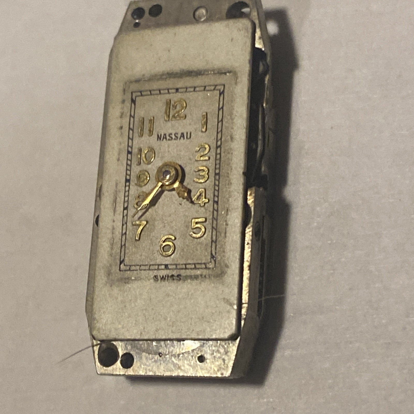 Nassau 77-36 Movement 7 Jewel Parts/Repair Font 52 Runs