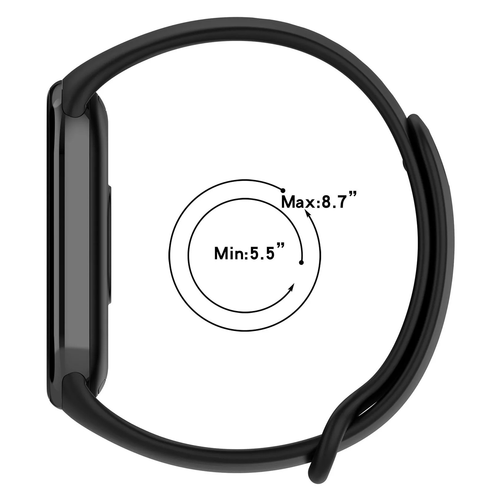 Silicone Sport Watch Band Strap for Xiaomi Smart Band 10 9 8 Soft Wristband