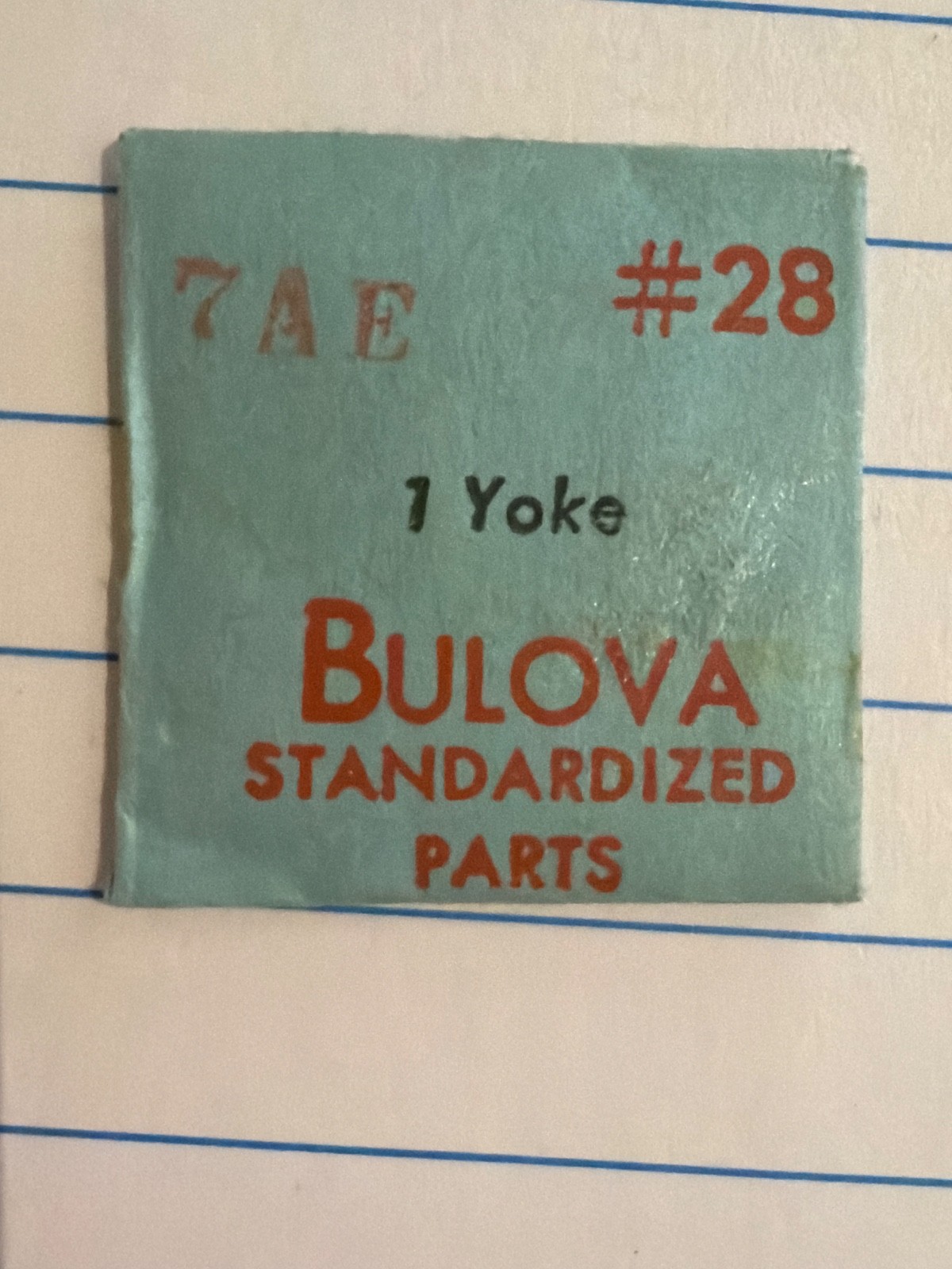 Bulova #28 – Yoke – Set Bridge – Various Calibers