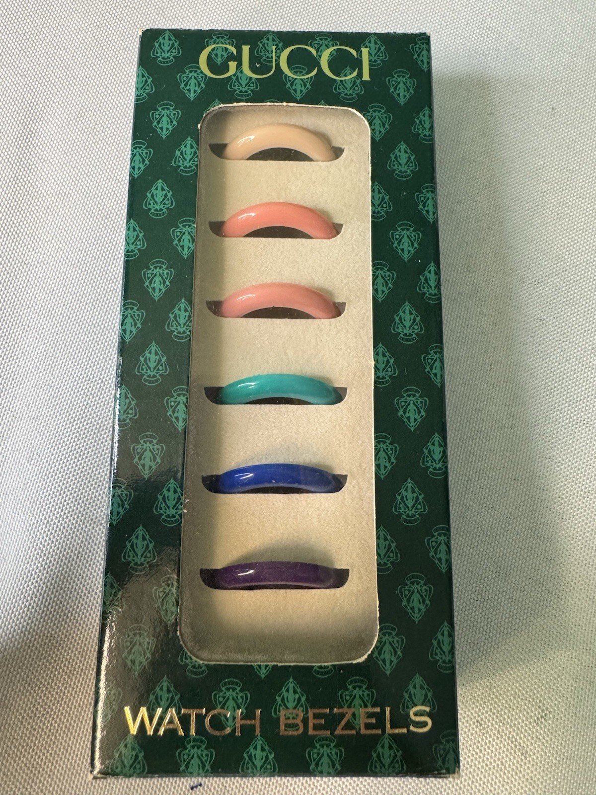 GUCCI Change Bezel 6 Contemporary Colors Bezel Authentic Rare In Box