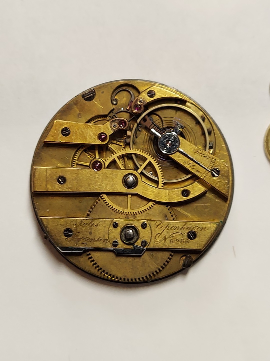 jules jurgensen Collectible P.W. Movement High Grade Key Wind Mens Full Jewels