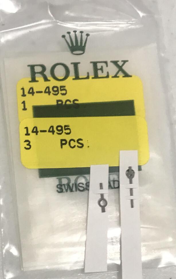 Rolex 1 Minute And 1 Hour Hands 14-495 White Gold Genuine Model 67194