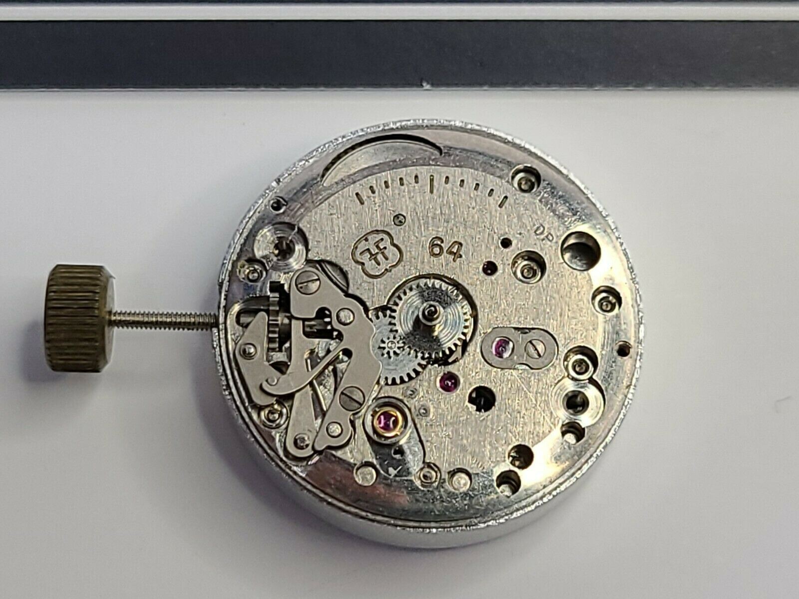 NOS FHF Cal. 64 manual wind watch movement Ligne 8¾”‘