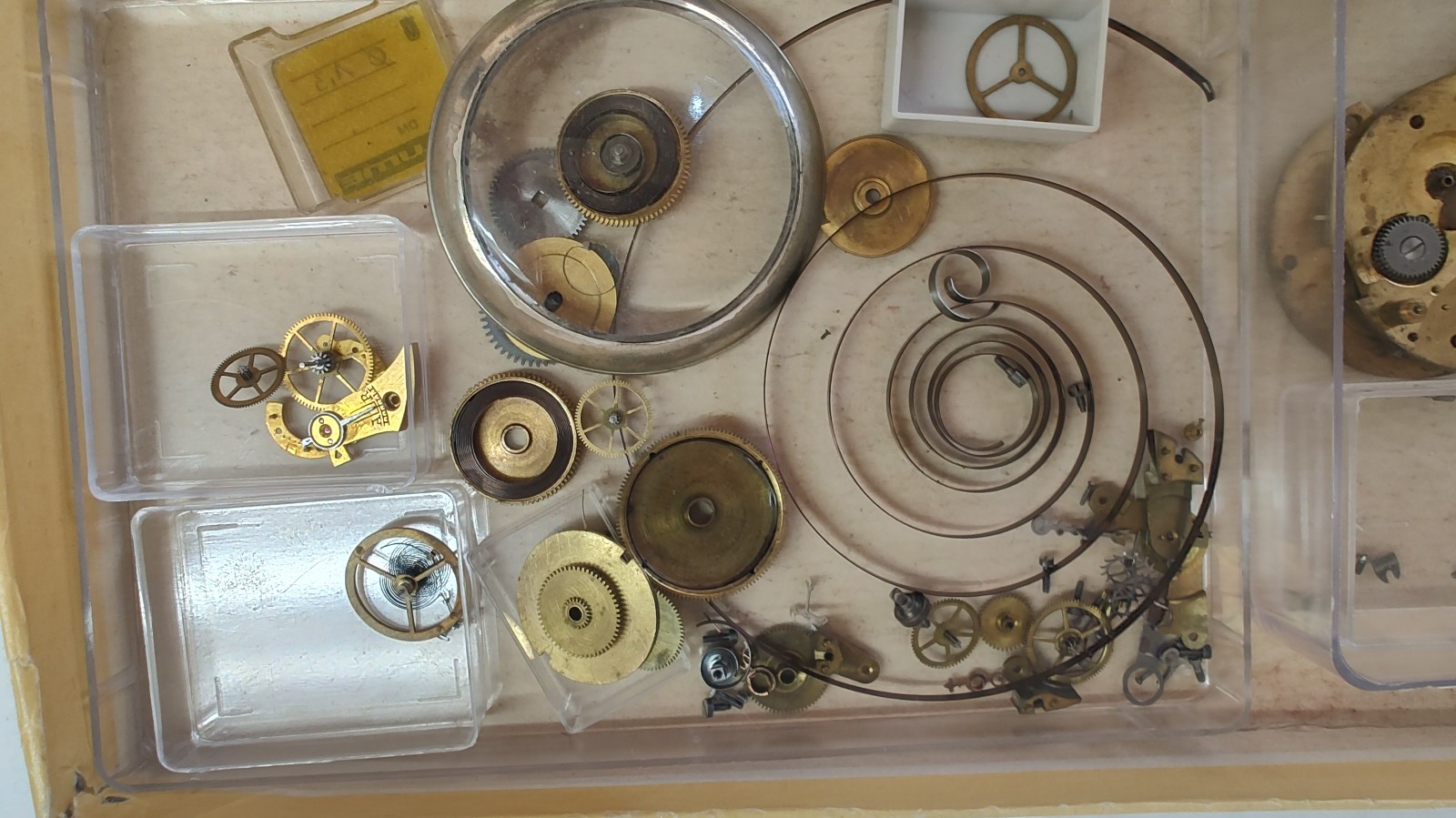 Antique Roskopf Patent Wille Frères Watch Parts Lot – Movements Dials Cases