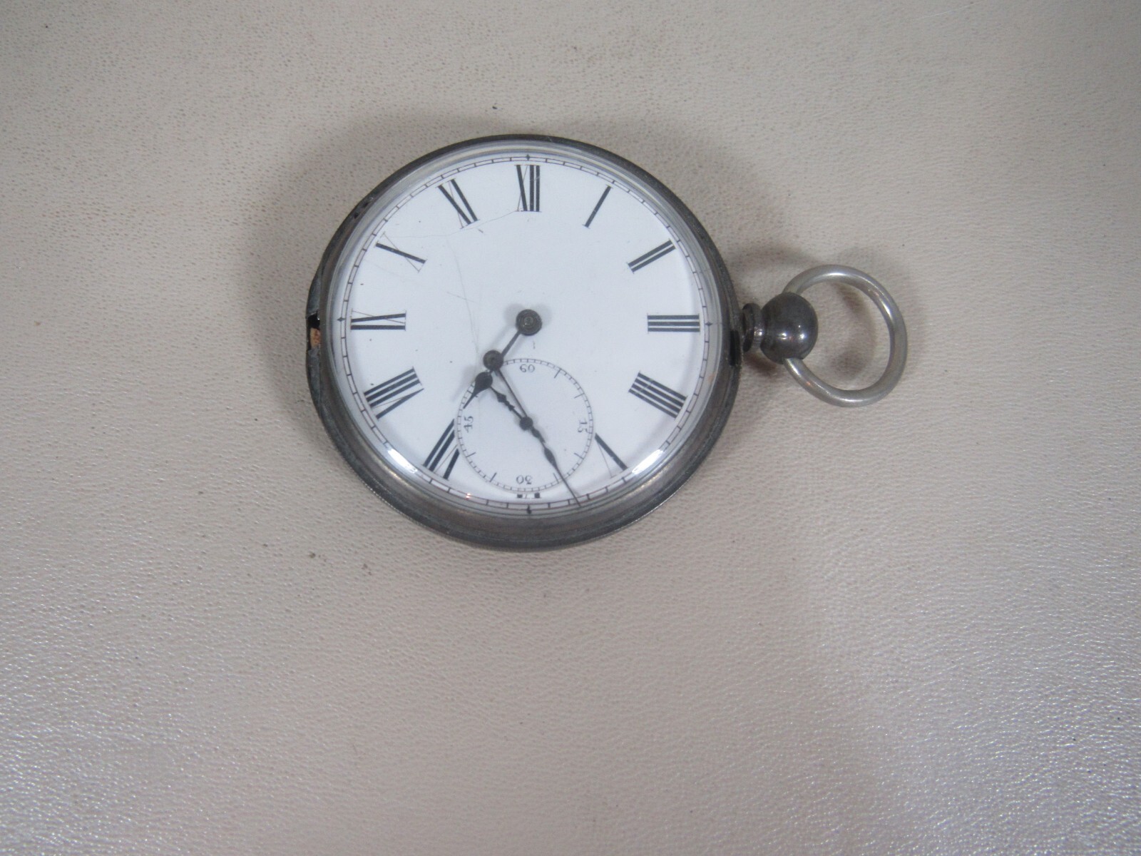 French London Key Wind Pocket Watch Patent Lever N 11615 ~ “As is” for parts