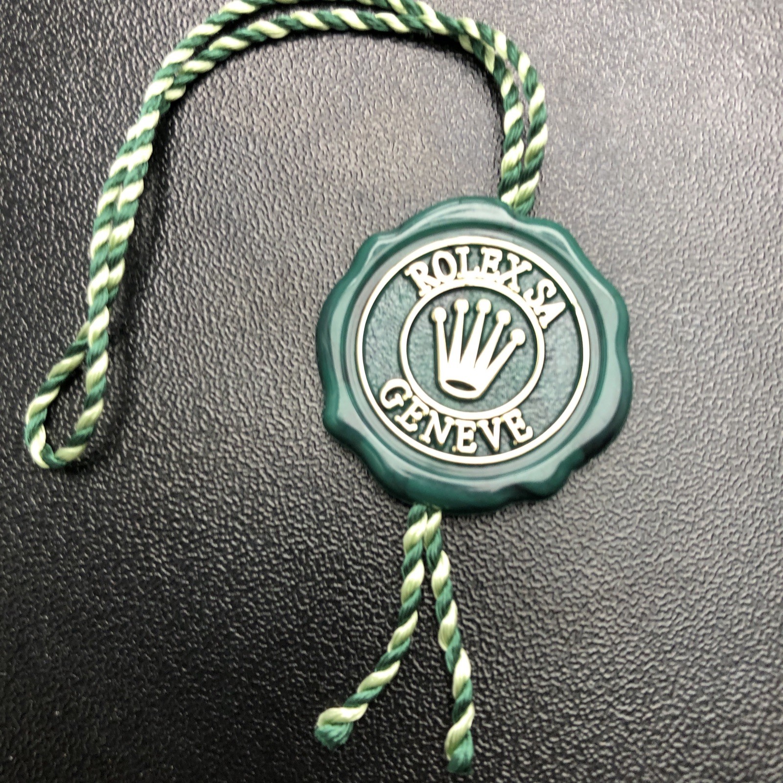 Genuine Green Rolex Hologram Watch Hang Tag Green From 2019/2020