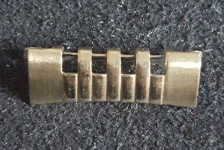 Omega Gold Plated Shiny-Brush Finish End Piece Number 609