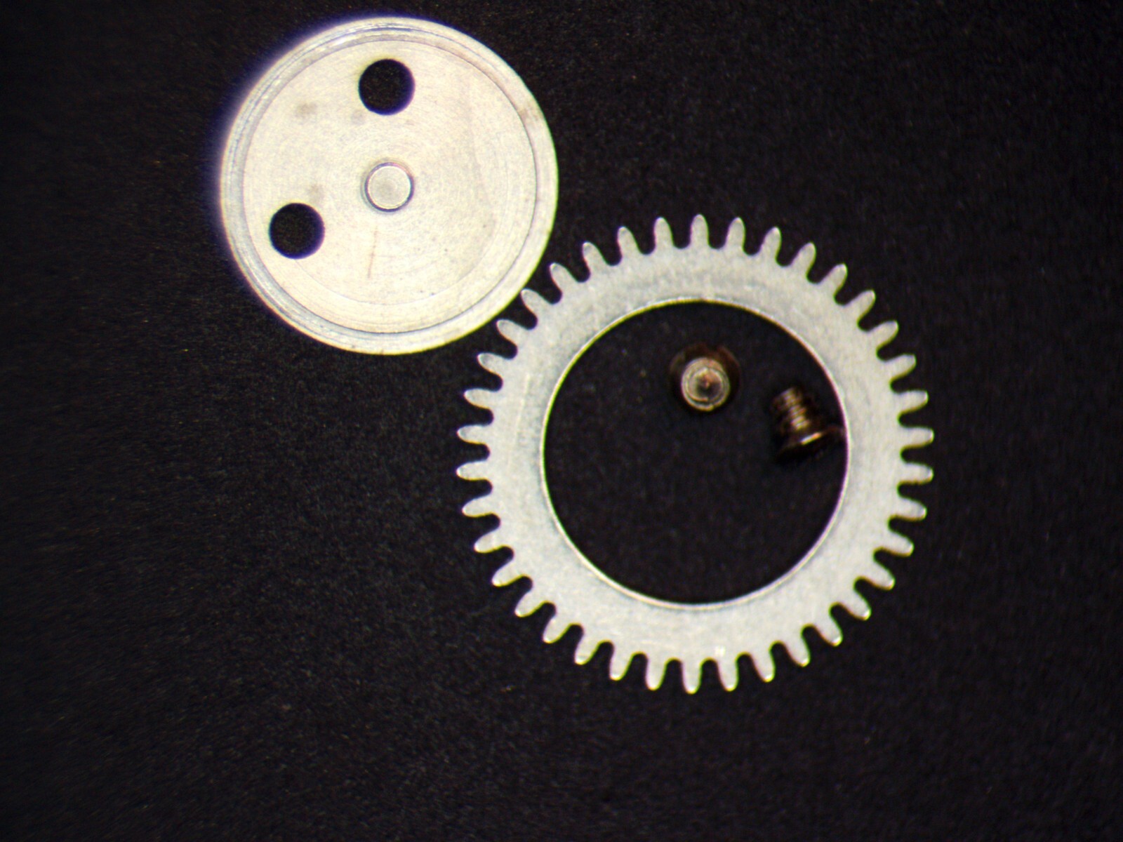 Bulova 11ALAC 0420 Crown wheel with insert and screws parts repair