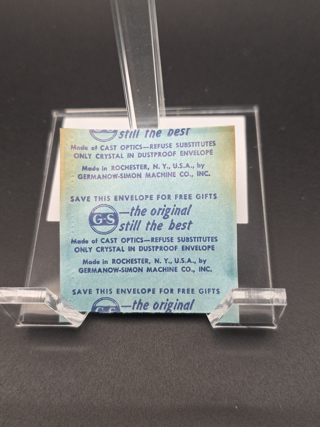 G-S Watch Crystal CMY124 Helbros 12.8X12.0