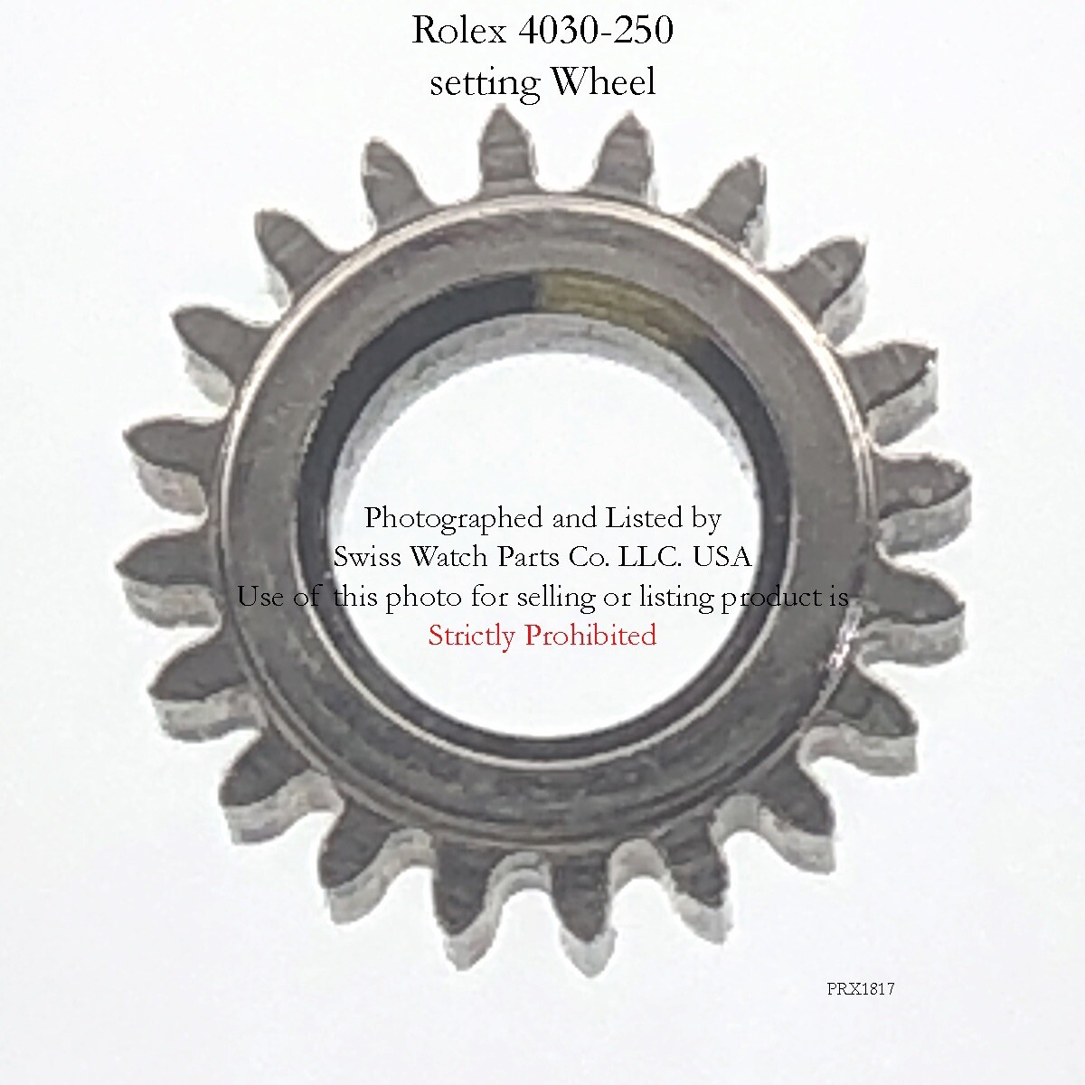 Rolex Caliber 4030 250 setting Wheel Genuine Watch Movement Part