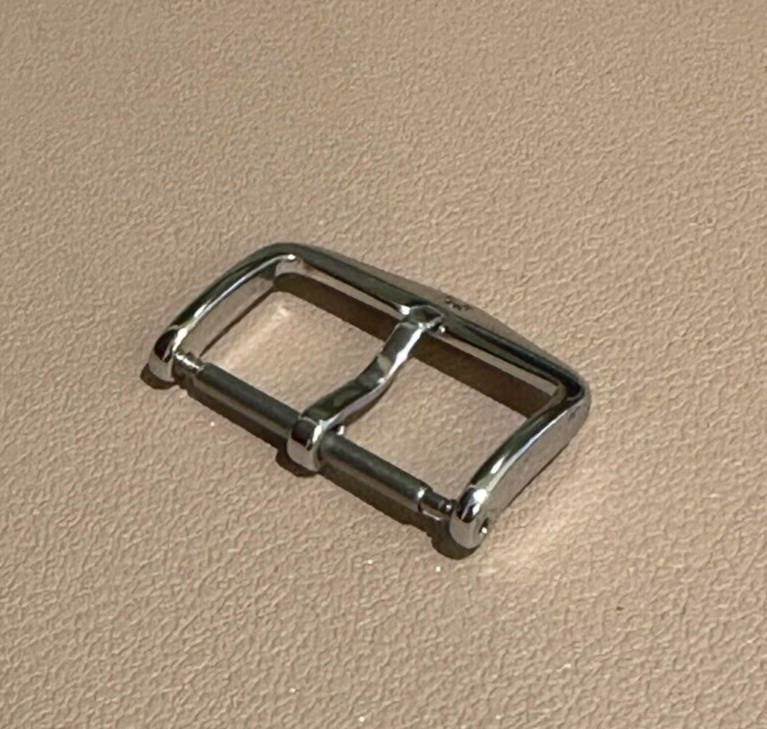 Genuine Hirsch Tradition Buckle Clasp Polished Stainless Steel 20mm BC1030-2-20