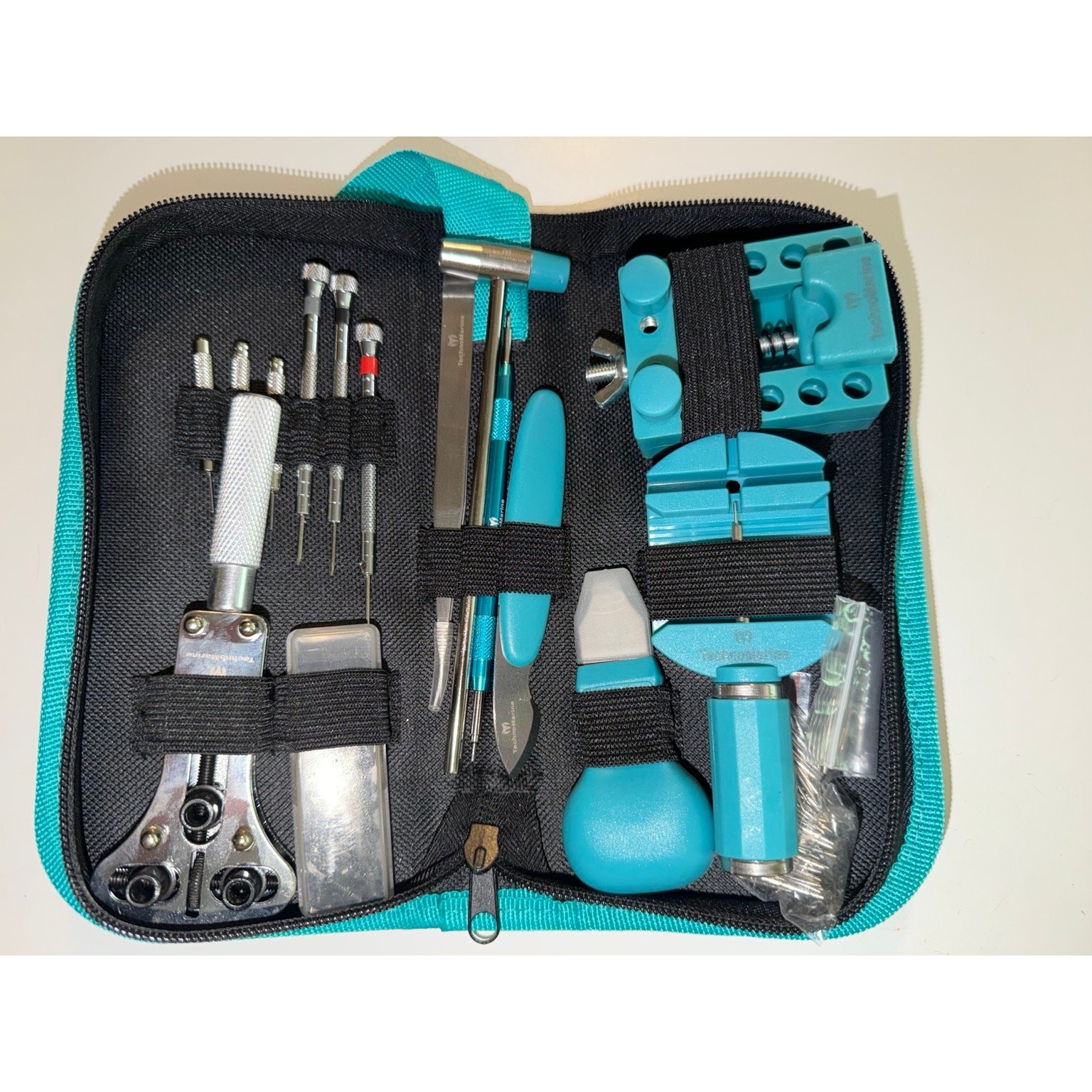 TechnoMarine Watch Repair Tool Kit Complete Travel Watch Sizing & Link Removal