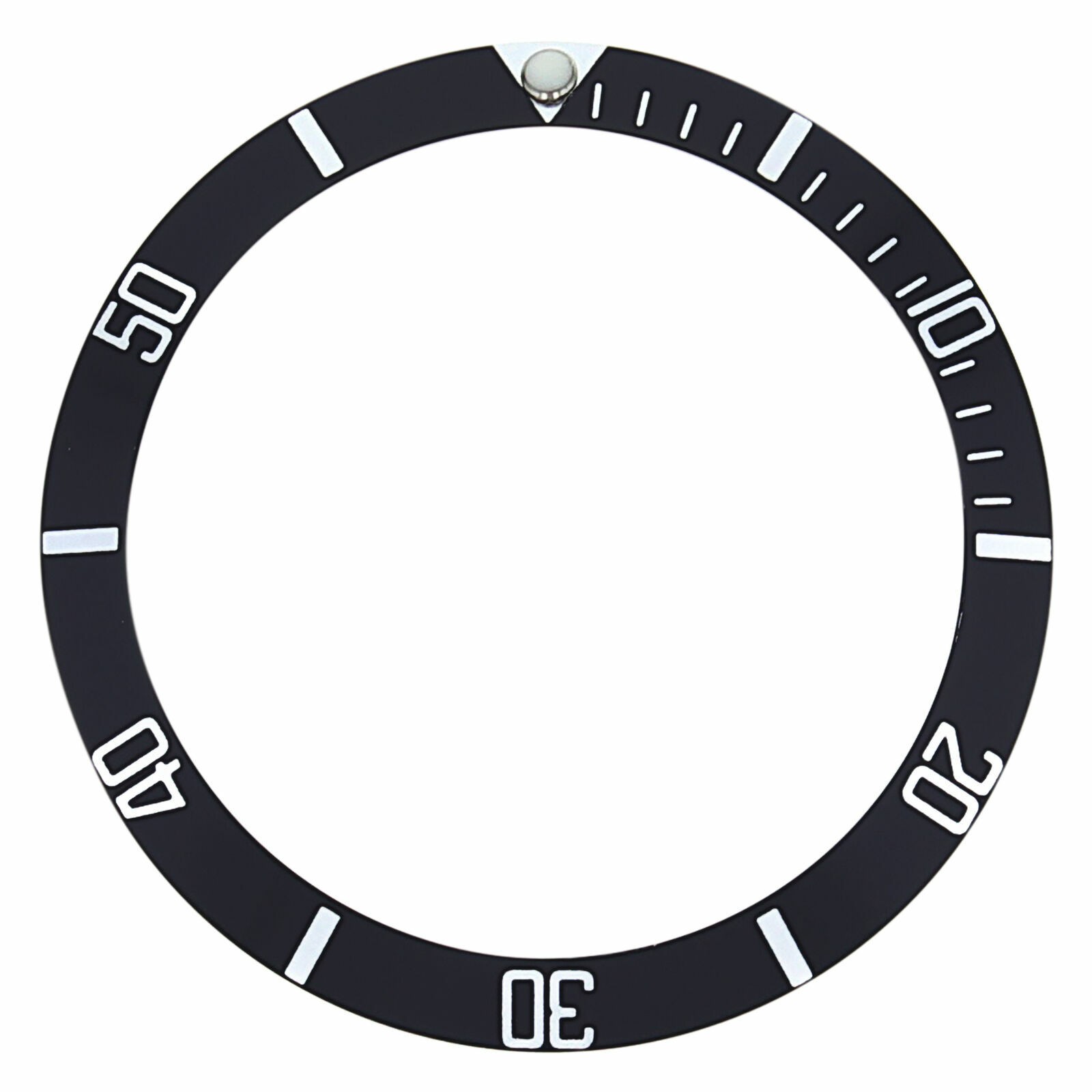 BEZEL INSERT FOR 34MM TAG HEUER 972.613,973.013R PROFESSIONAL 200M 30 X 25 BLACK