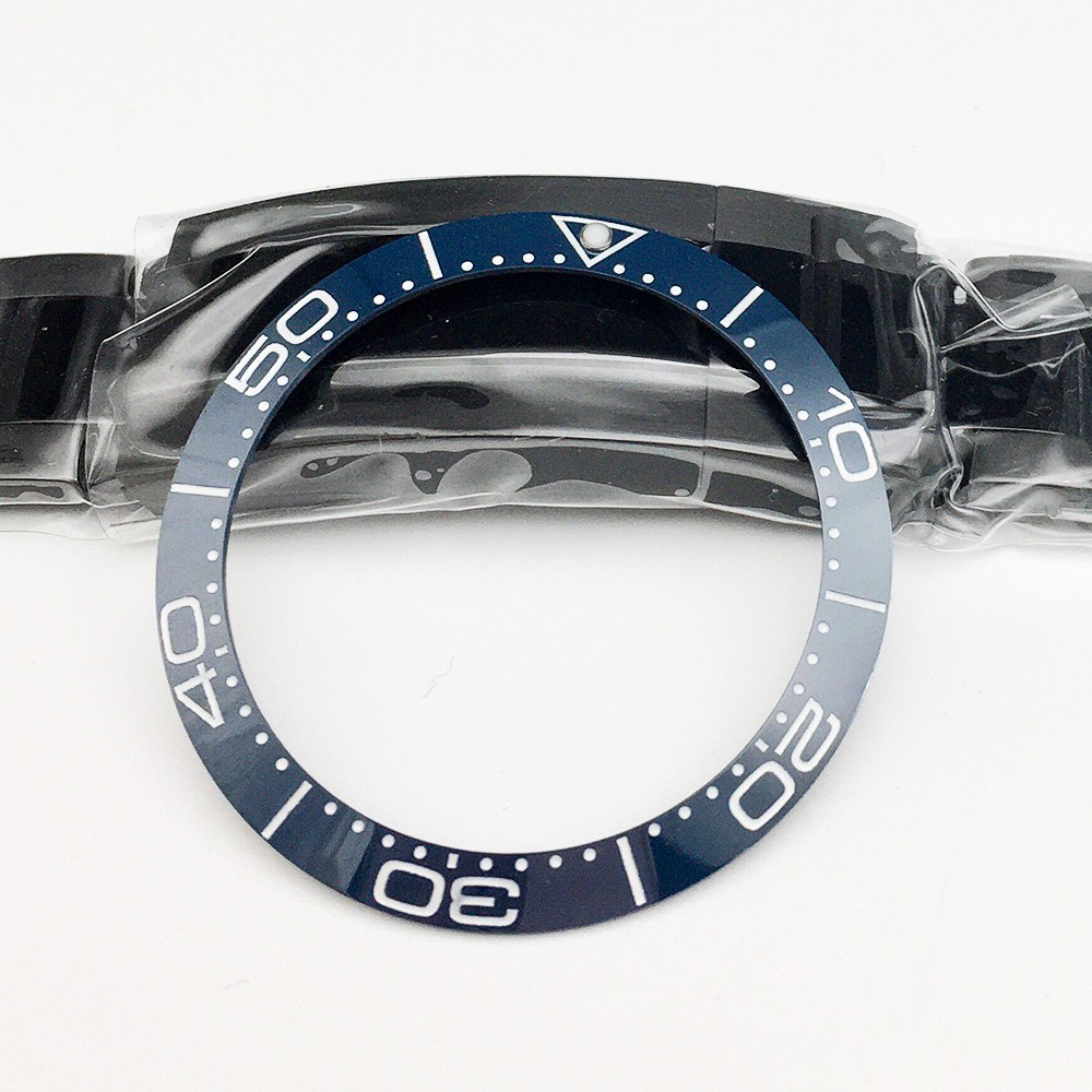 38mm*30.8mm Luminous ceramic watch bezel SUB bezel GMT Fit SKX007/009