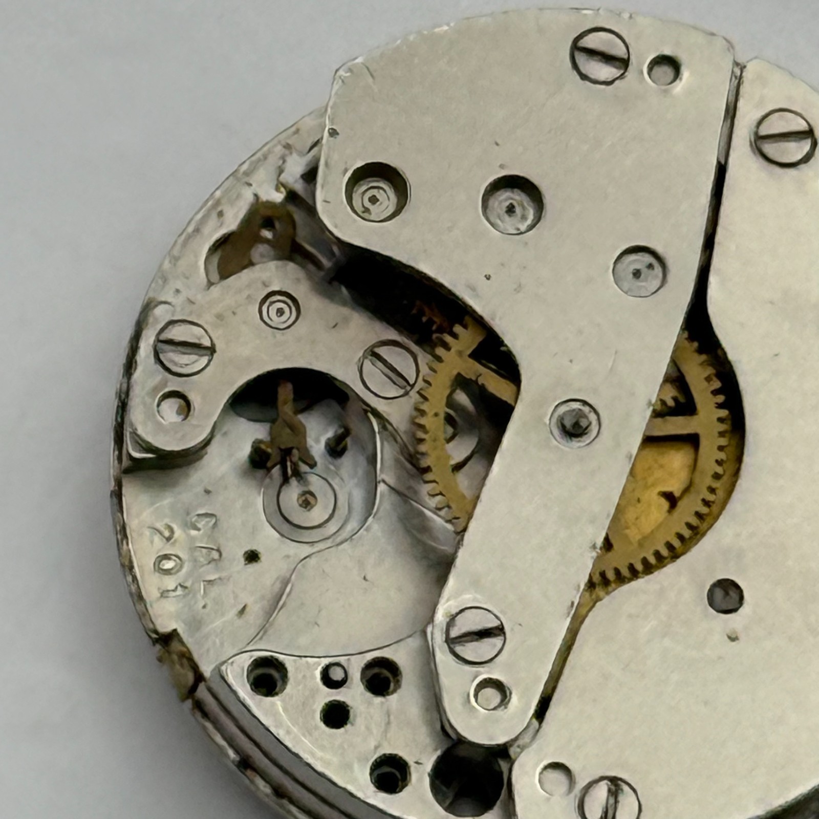 Smiths Cal 201 Watch Movement Great Britain Manual Wind Parts Repair 19.3mm