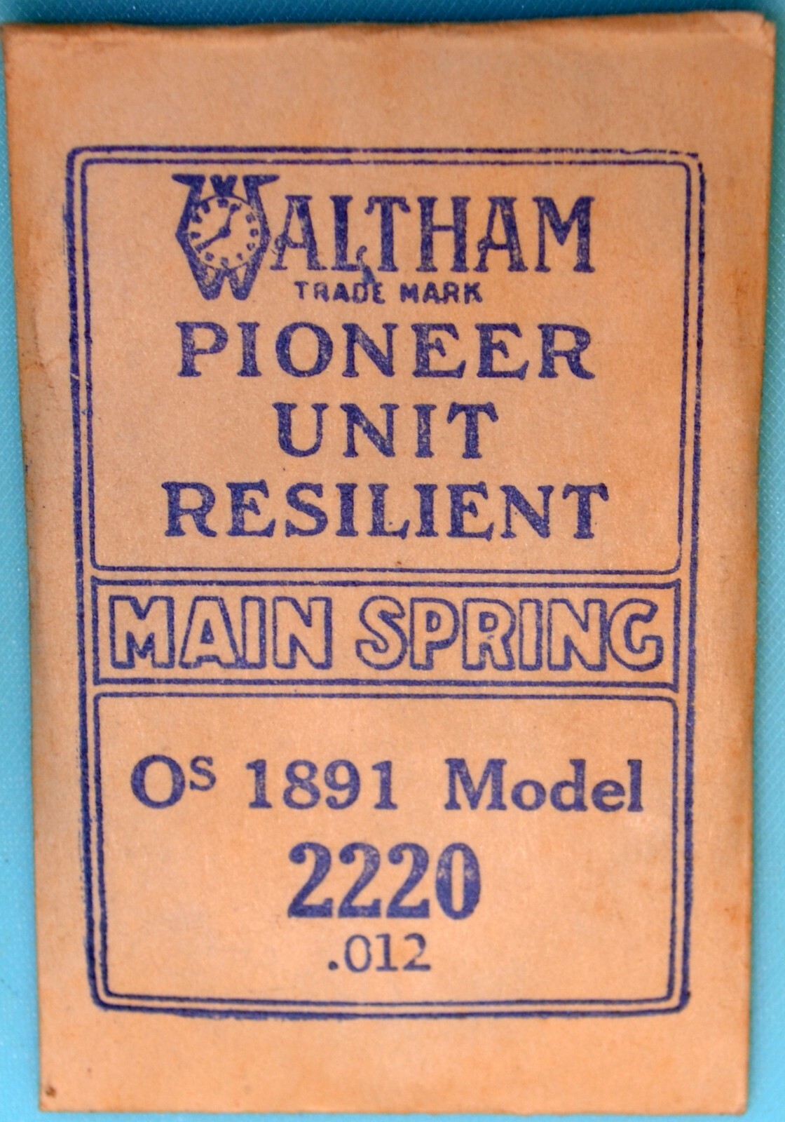 Waltham Wrist Watch Mainsprings