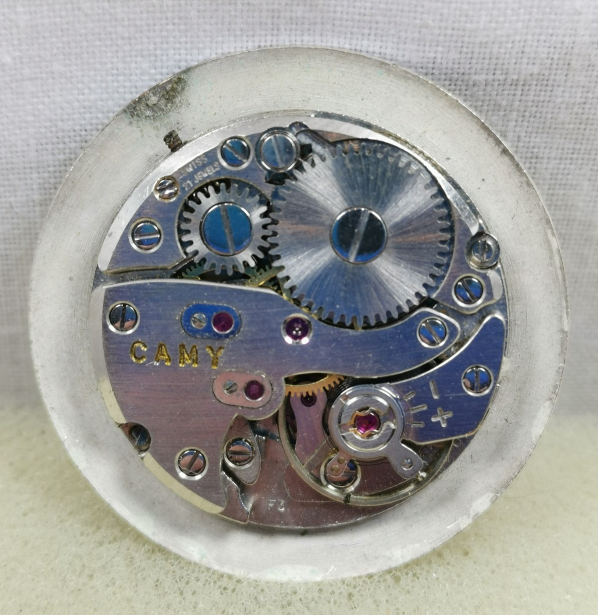Camy 17J Cal. FHF 67 Swiss Wristwatch Movement Repair/Parts
