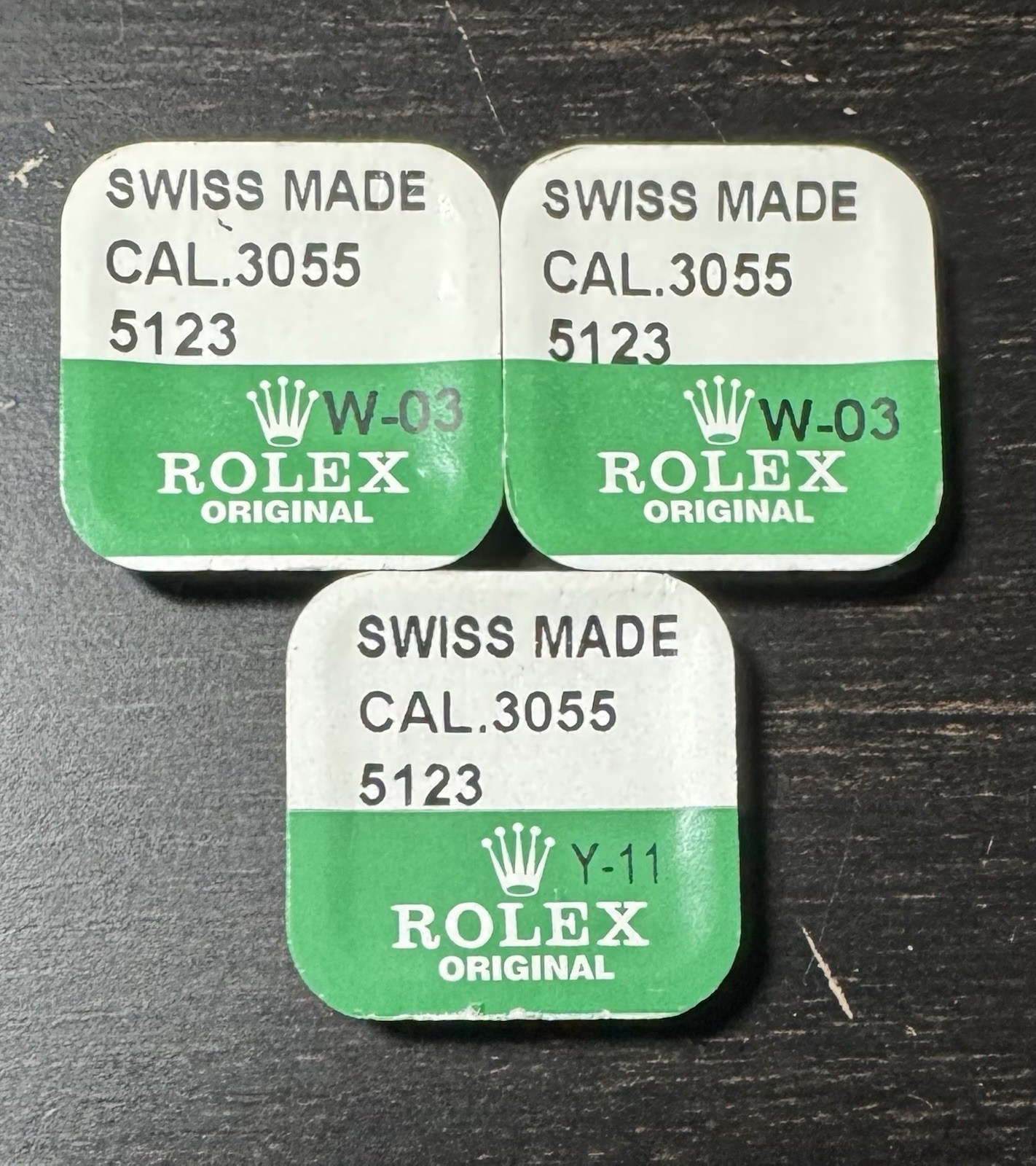 Rolex Cal. 3055 Part 5123 Hour Wheel Double Tooth