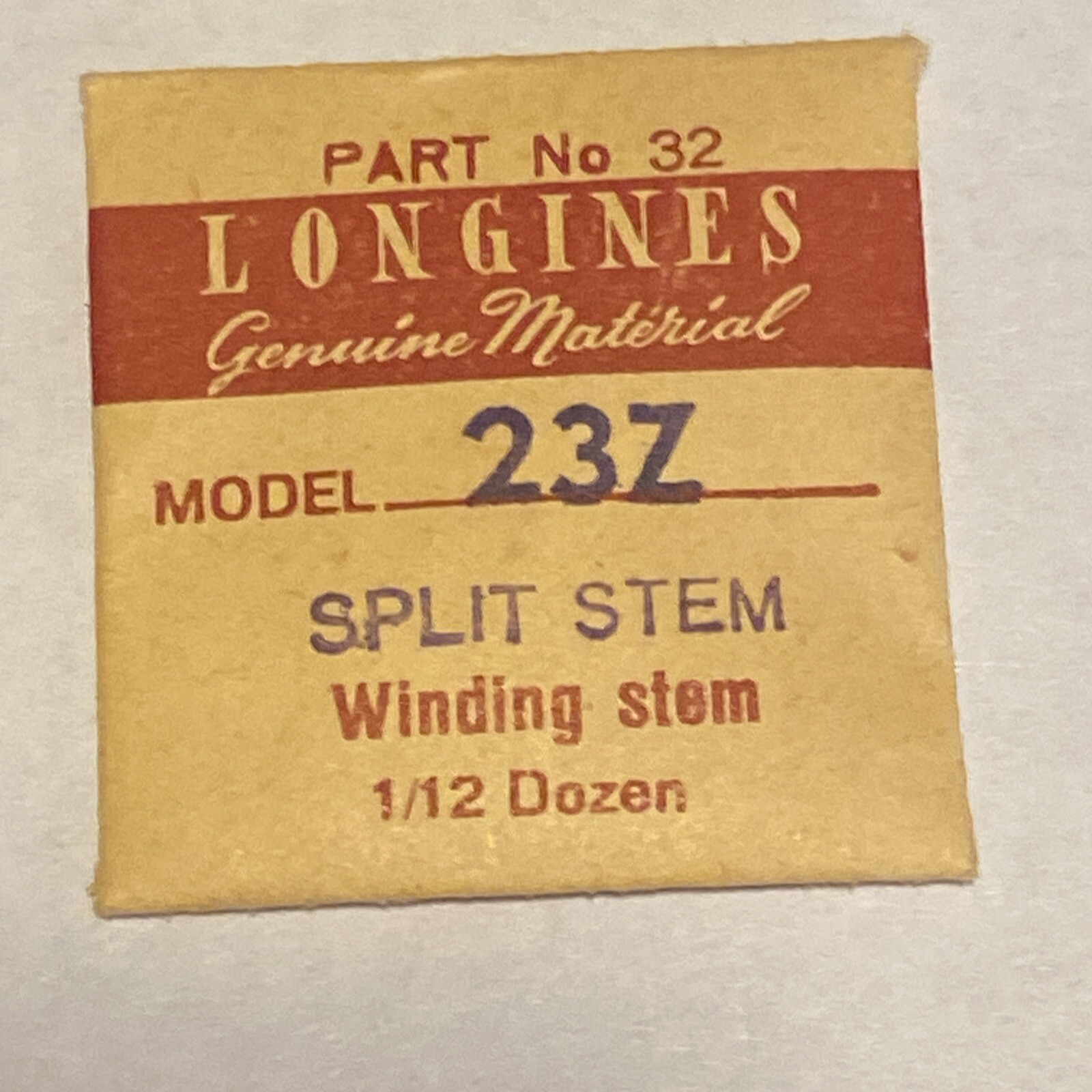 NOS Genuine Longines wittnauer split stems #404 & 32 For cal 19A 23Z 280 320 340
