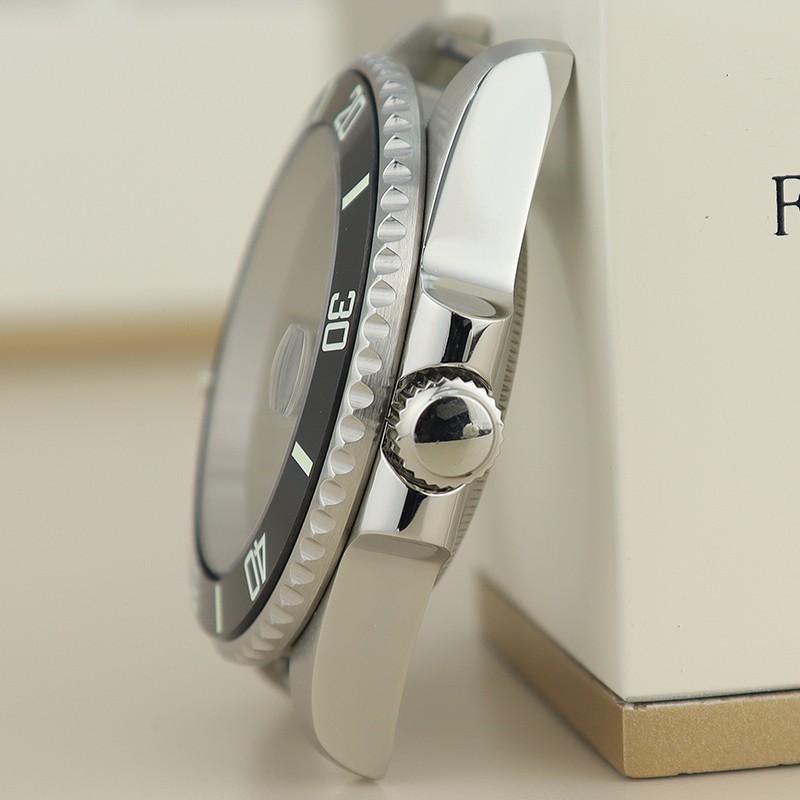40mm Modify SUB Mods Watch Case Luminous Bezel Sapphire For Seiko NH345 35 36 38