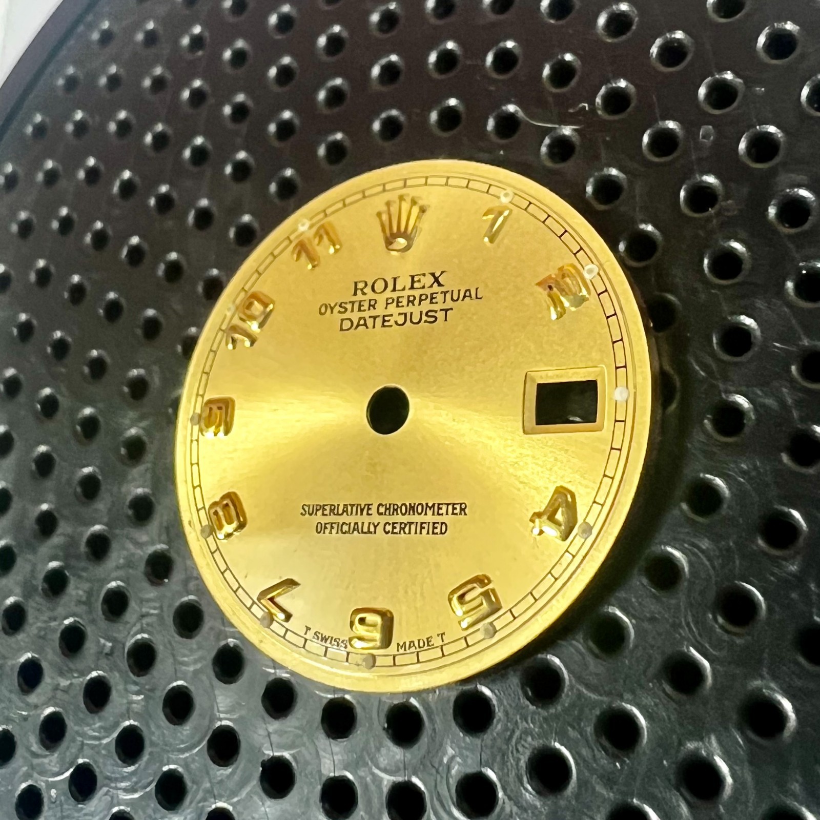 Factory Genuine Rolex Datejust 26 Champagne Gold Arabic Numeral Dial