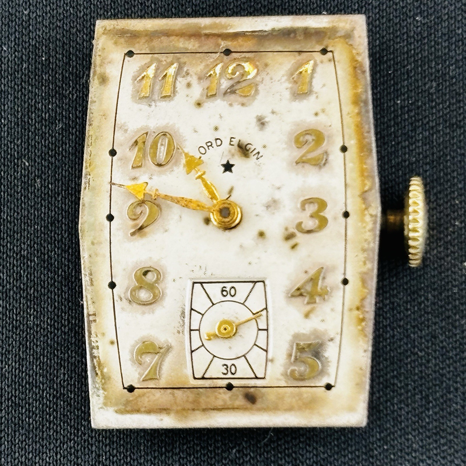 VTG Lord Elgin 559 Watch Movement INCOMPLETE/PARTS