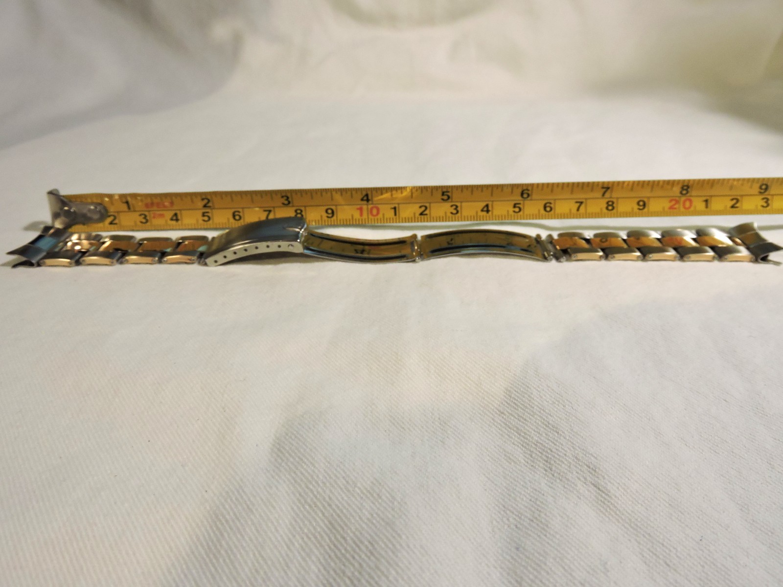 Rolex U.S.A. C & I Vintage Rivet Band 14K GOLD/Steel 20mm from 1950’s VERY RARE!
