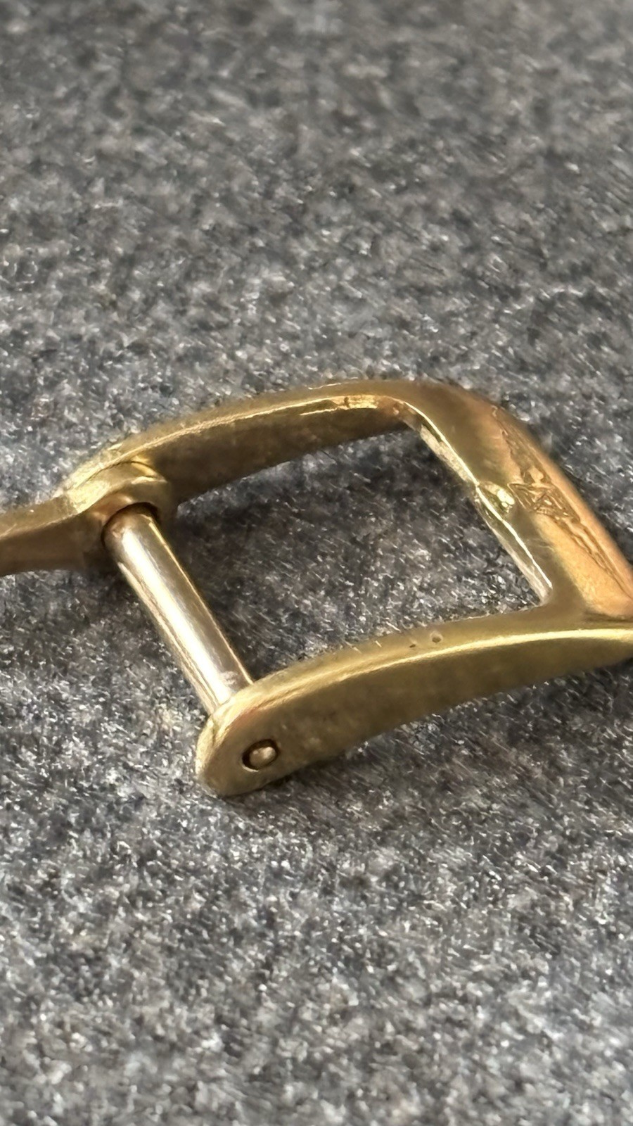 Longines Buckle 10mm Vintage Gold Steel Buckle Gold Original Strap