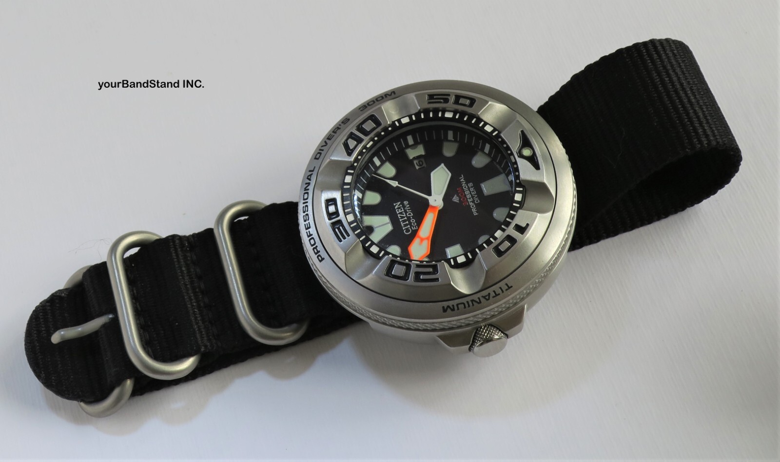 Stainless Steel adapter For Citizen Eco-Drive Ecozilla BJ8050-08E BJ8057-17X
