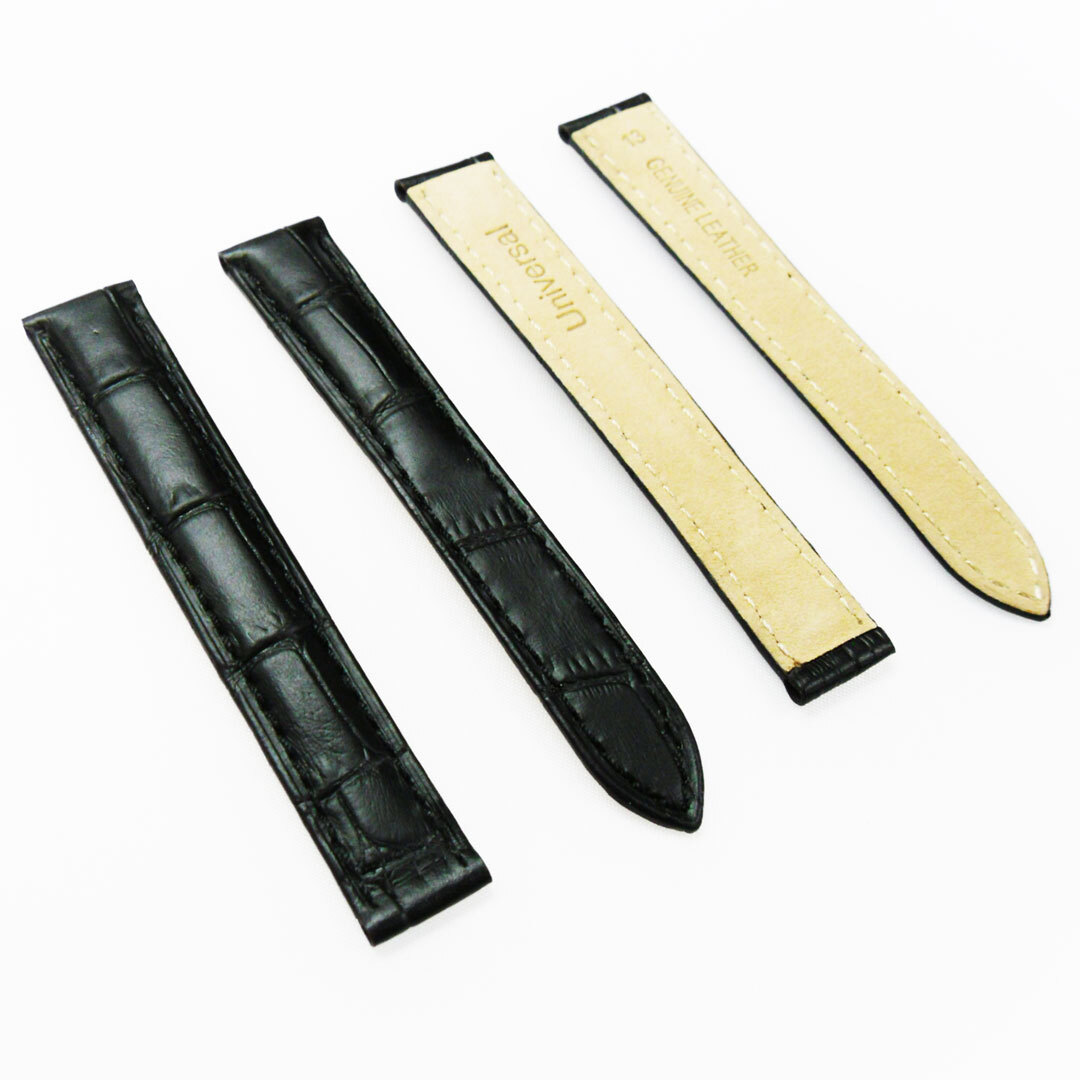 Watch Band Genuine Leather Alligator Grain (PADDED) fit Cartier Watch , 13X12MM