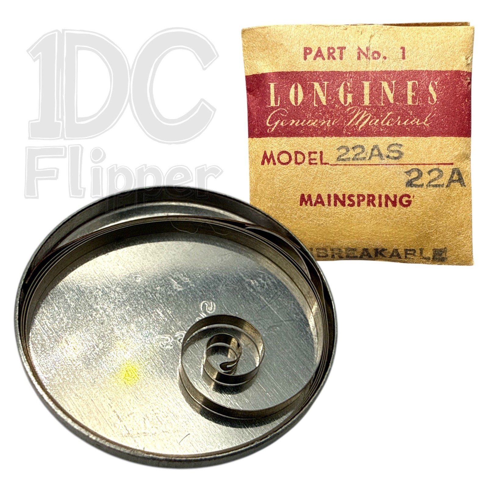 Longines 22AS Mainspring MSS-WA18 Alloy Fits Multiple, Rolex 620 NOS Read List!