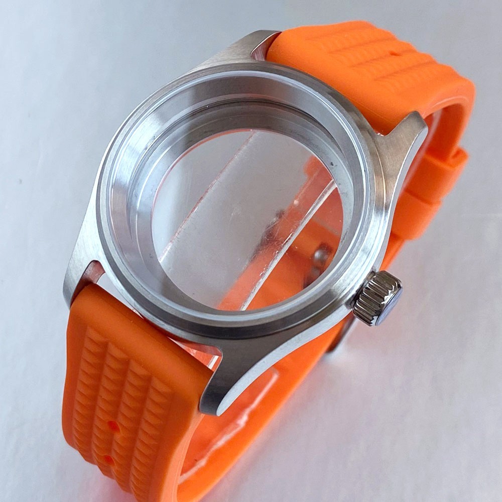 Classic 36/39mm Pilot 20ATM Watch Case For Seiko NH35 NH36 ETA2824 Miyota 8215