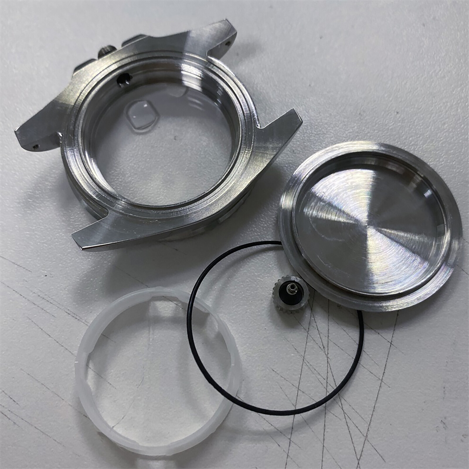 40MM Watch Bezel Case Set For Japan 8215 8200 Mingzhu 2813 3804 Movement Kit