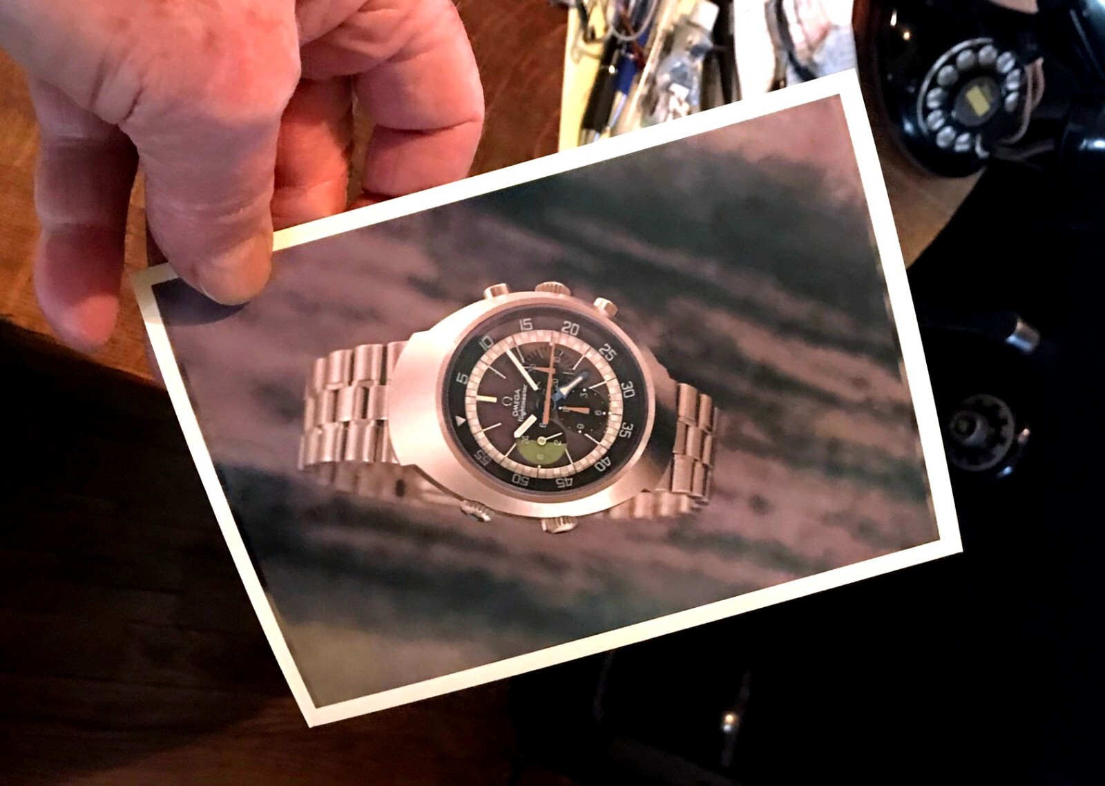 Rare Omega FLIGHTMASTER Vintage Post Card : 1969