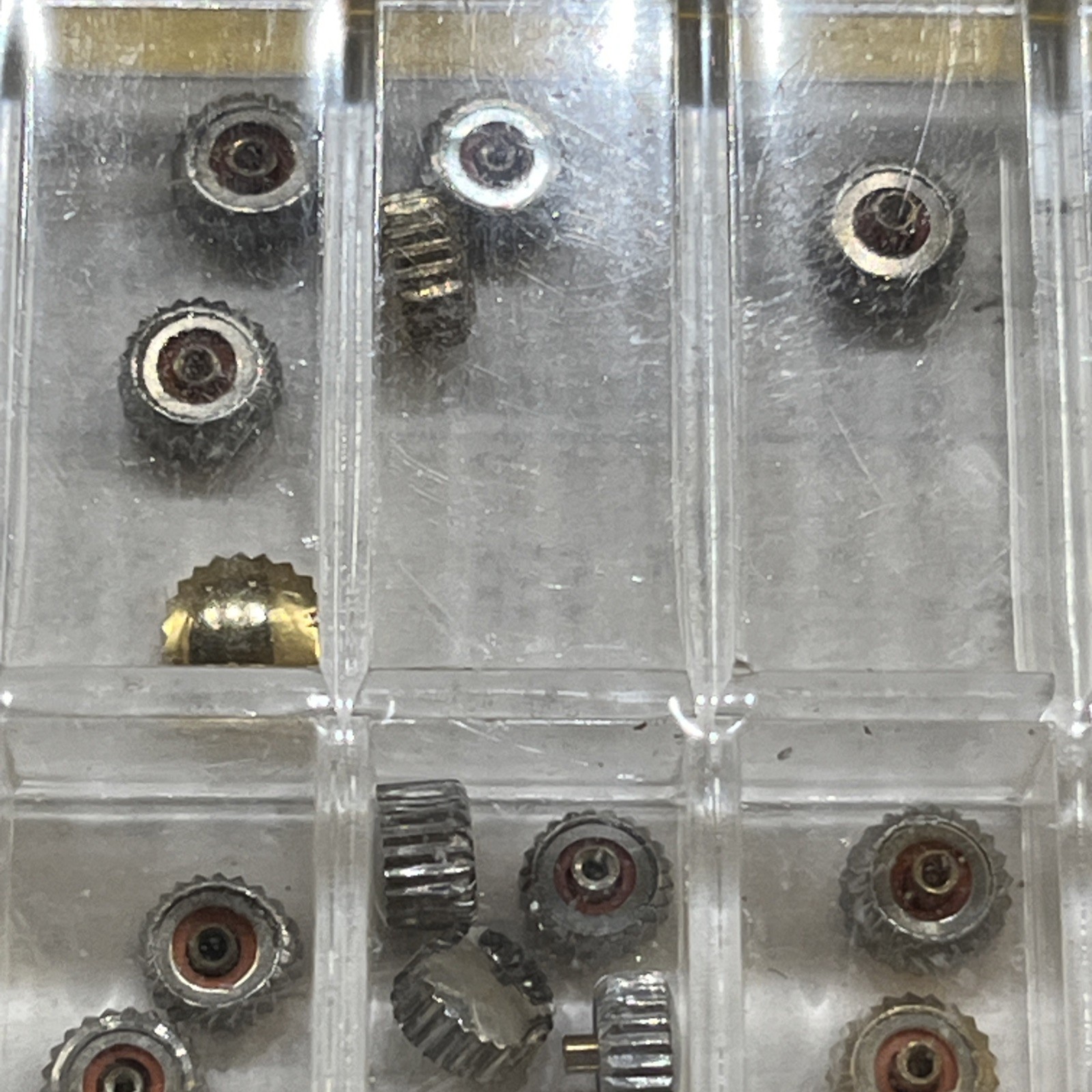 New Old Stock Dress Watch Crown Assortment Kit #2 Watchmaker Parts (623)