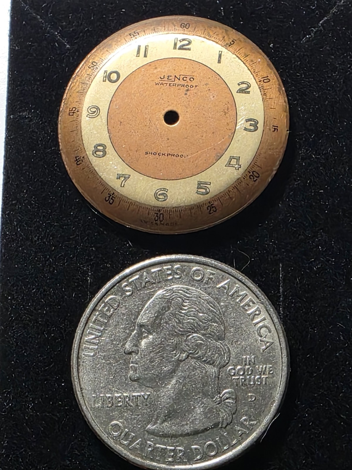 Vtg Jenco Watch Dial 27.10mm (V24)