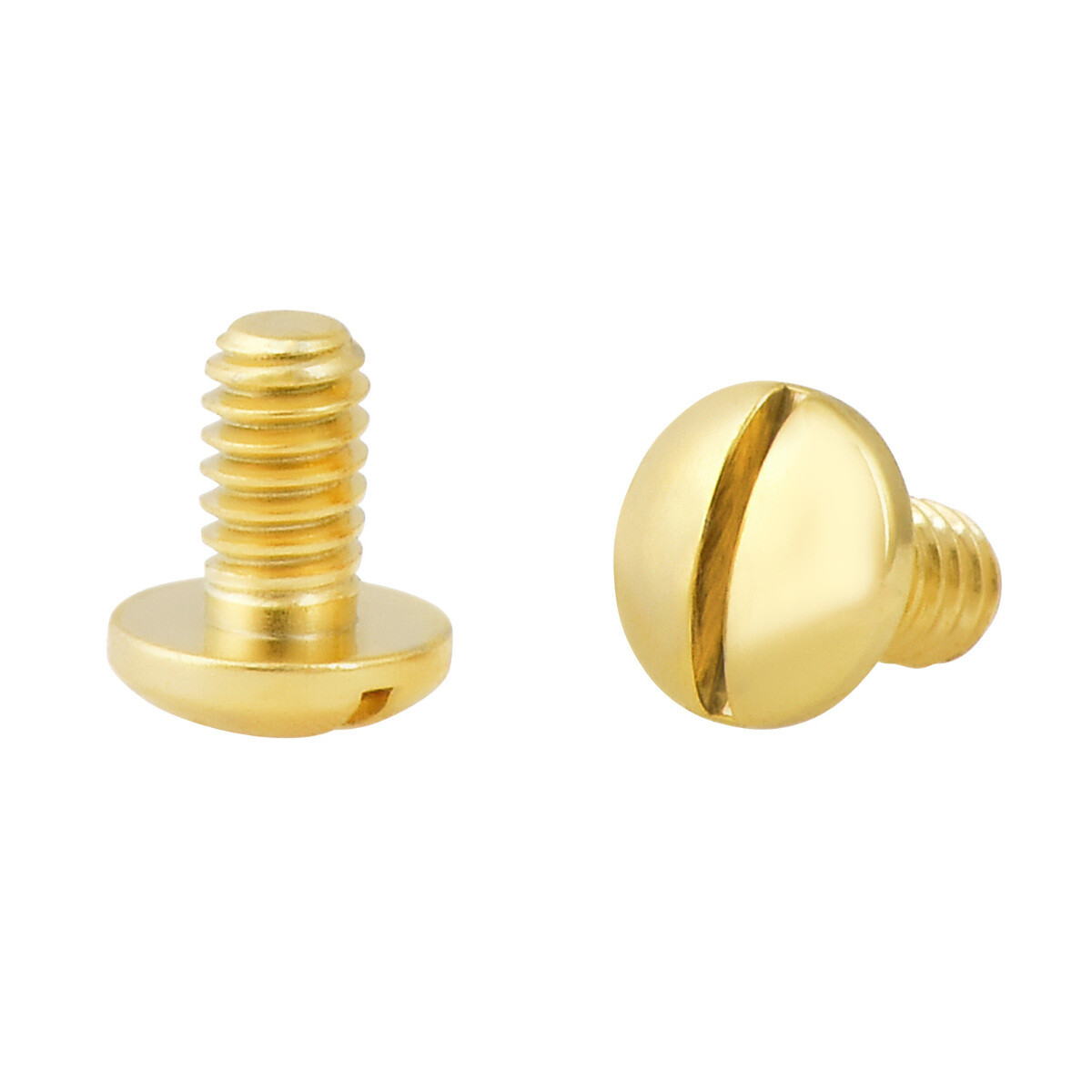 2 PCS SCREWS REPLACEMENT FOR CARTIER LOVE BRACELET EXTRA LONG THICK THREAD GOLD